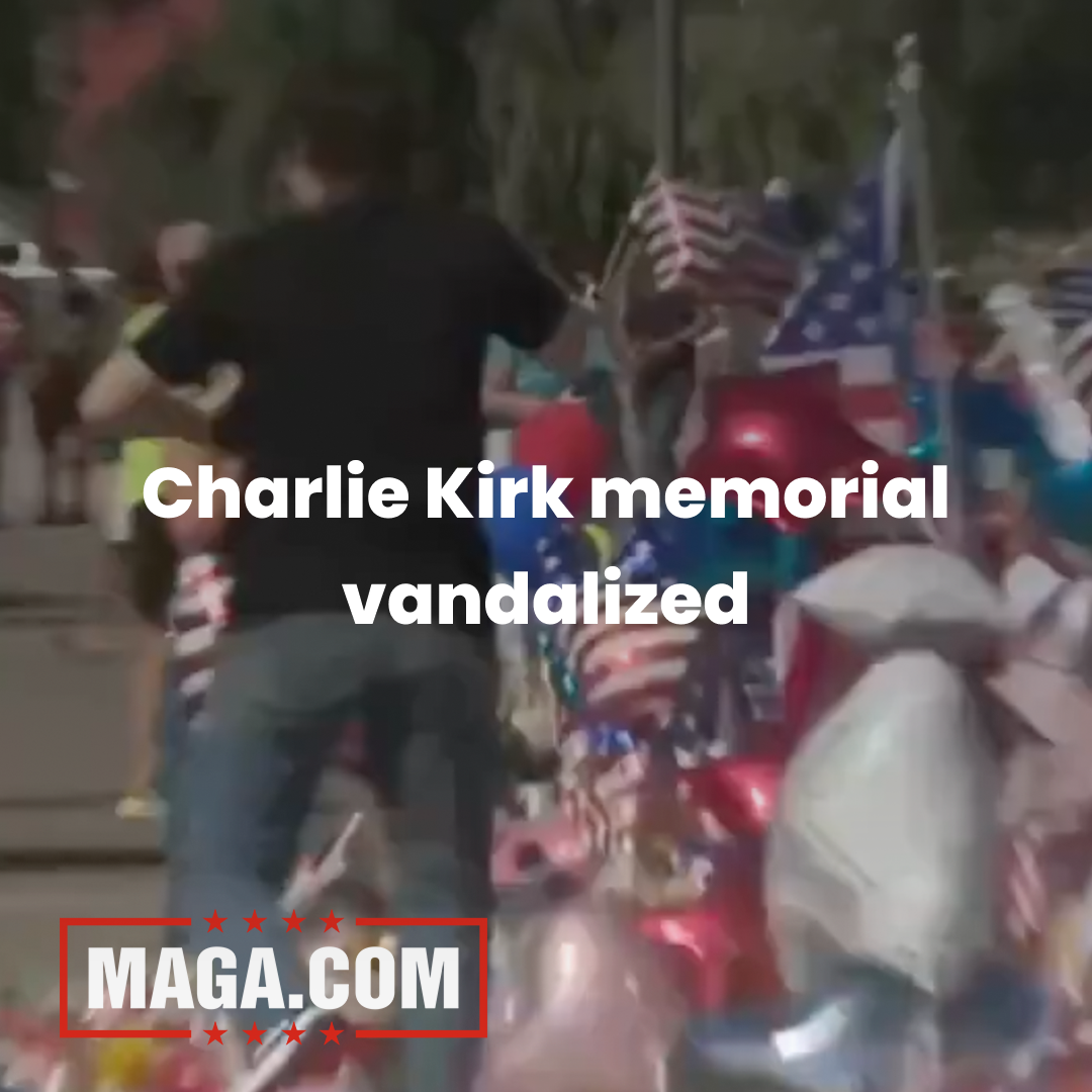 Video: Charlie Kirk memorial vandalized in Phoenix