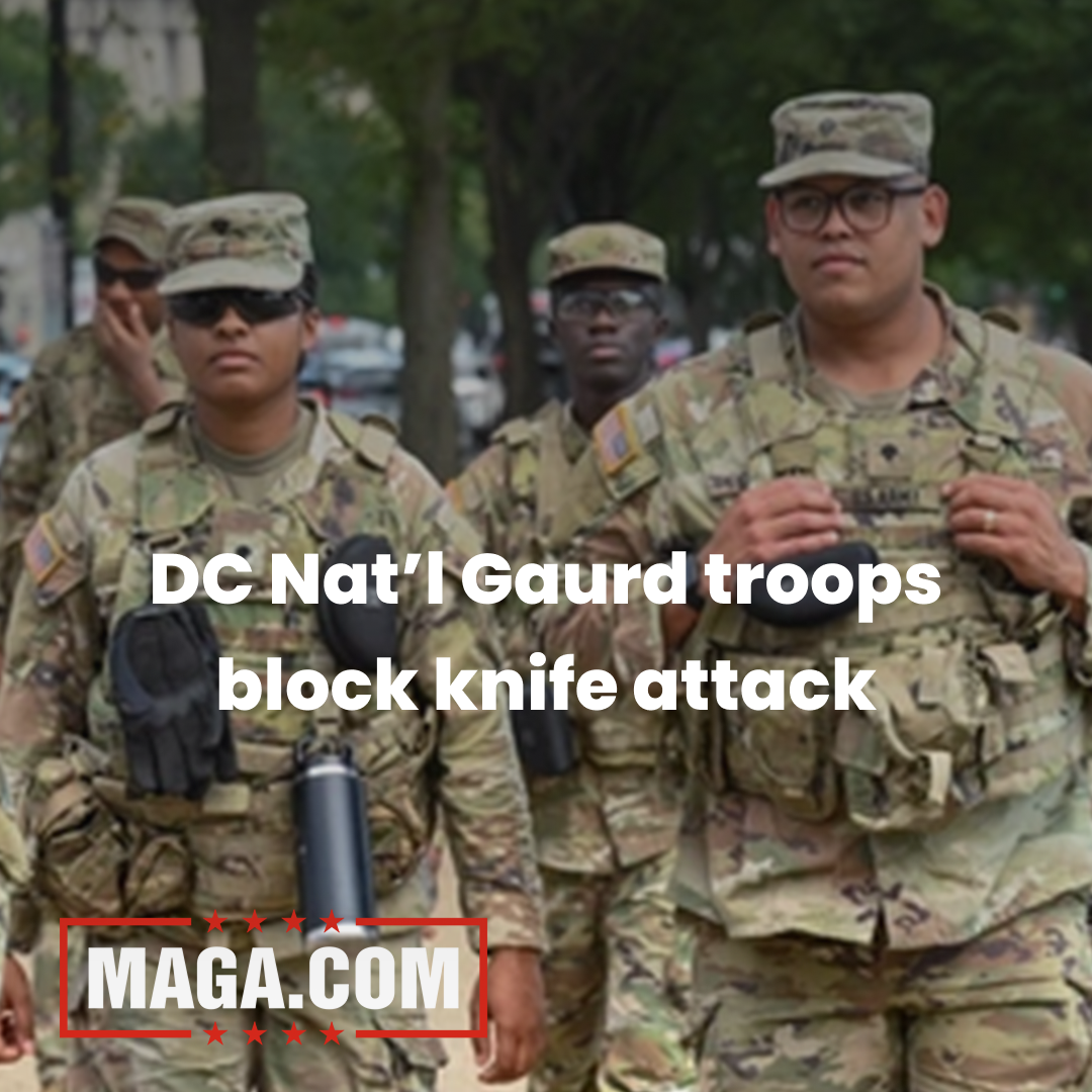 DC Nat'l Guard members prevent knife attack