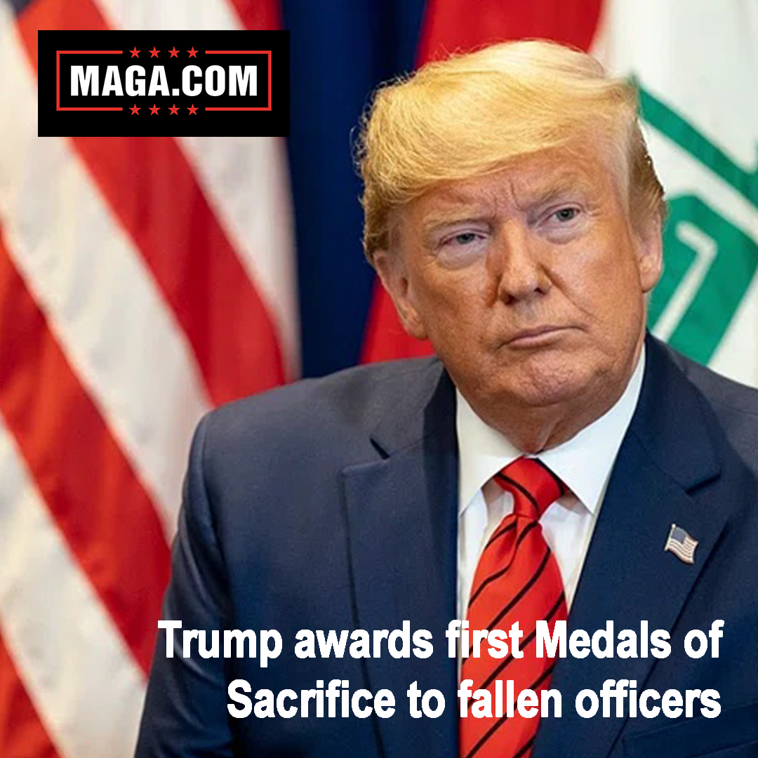 Trump awards first-ever Medals of Sacrifice to fallen officers
