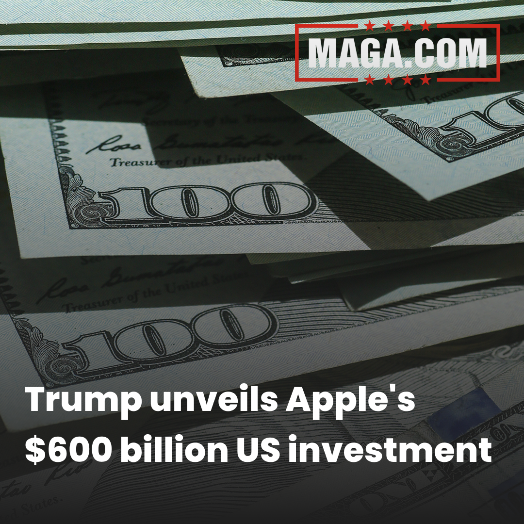 Trump unveils Apple's $600 billion US investment