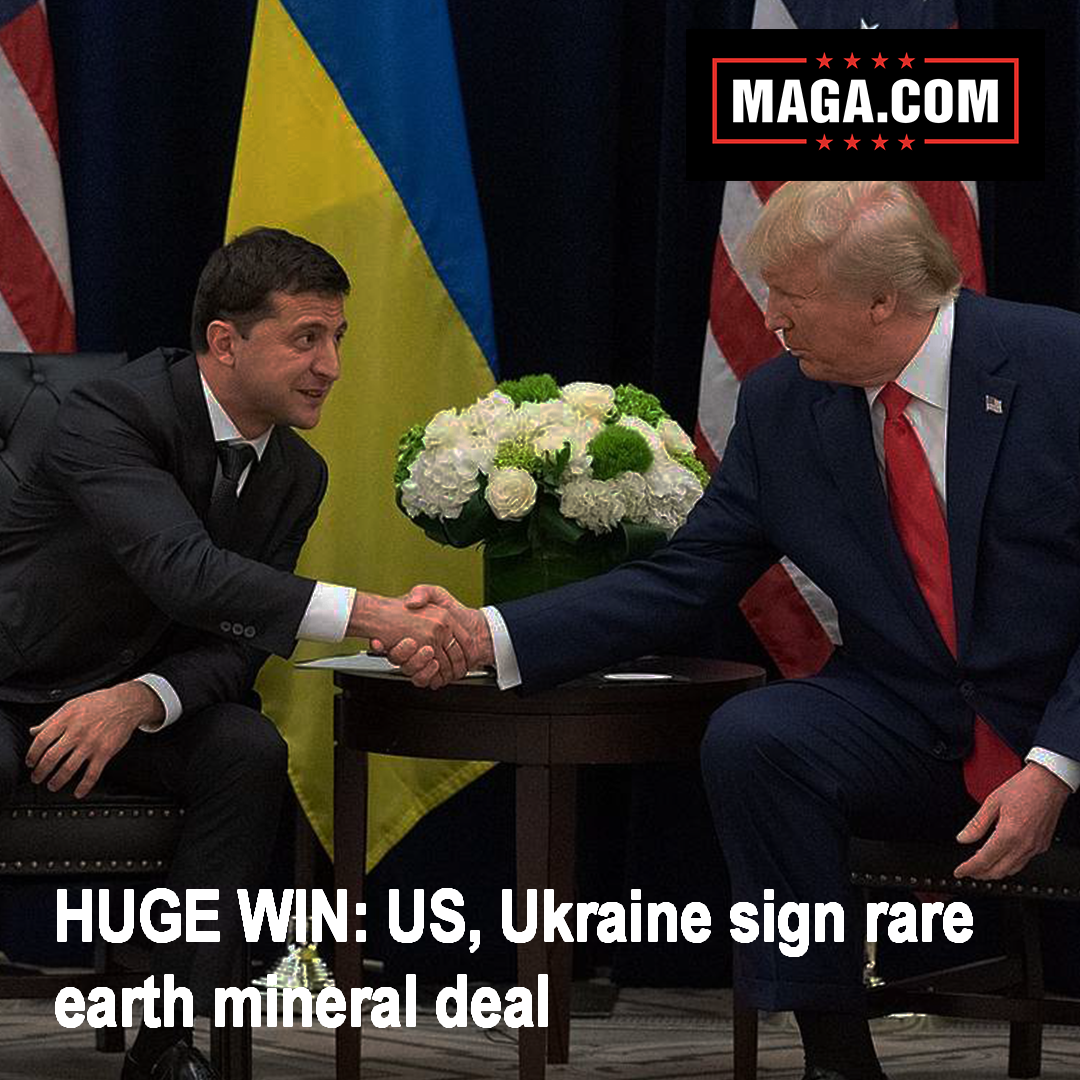 HUGE WIN: US, Ukraine sign rare earth mineral deal