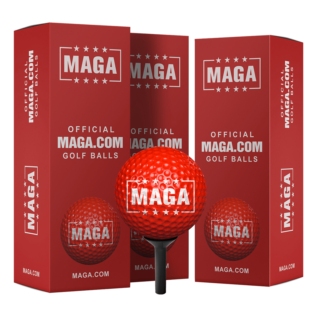 1 Sleeve MAGA Red Golf Balls maga trump