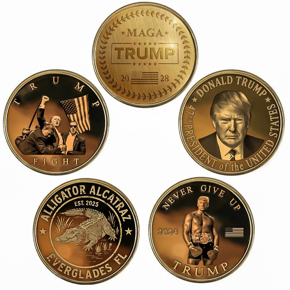 5 Assorted Coin Bundle Ultimate MAGA Collectors Coin Bundle maga trump