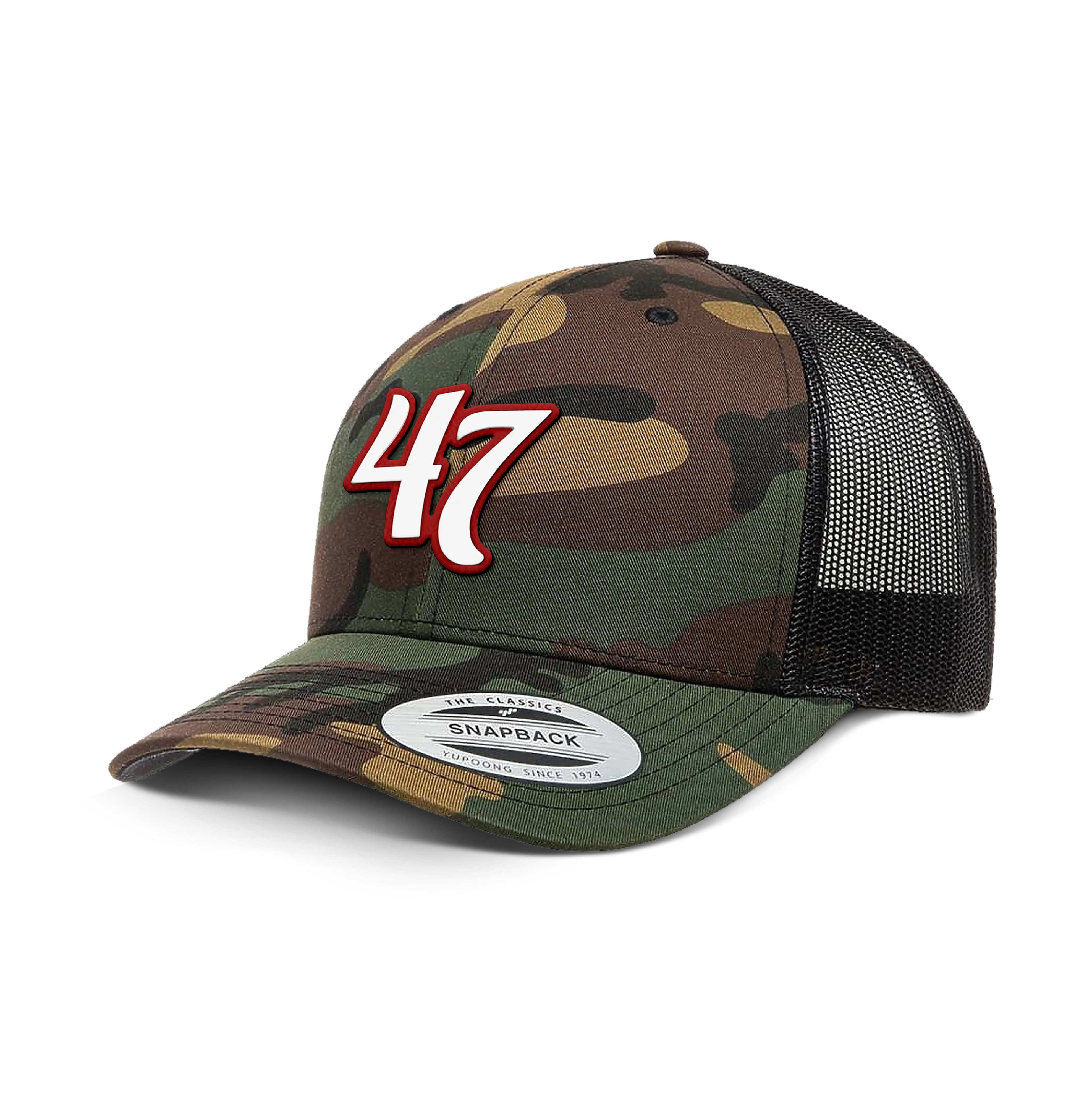 Adjustable Snapback Trucker Cap / Green Camo Trump 47th President Retro Trucker Hats maga trump