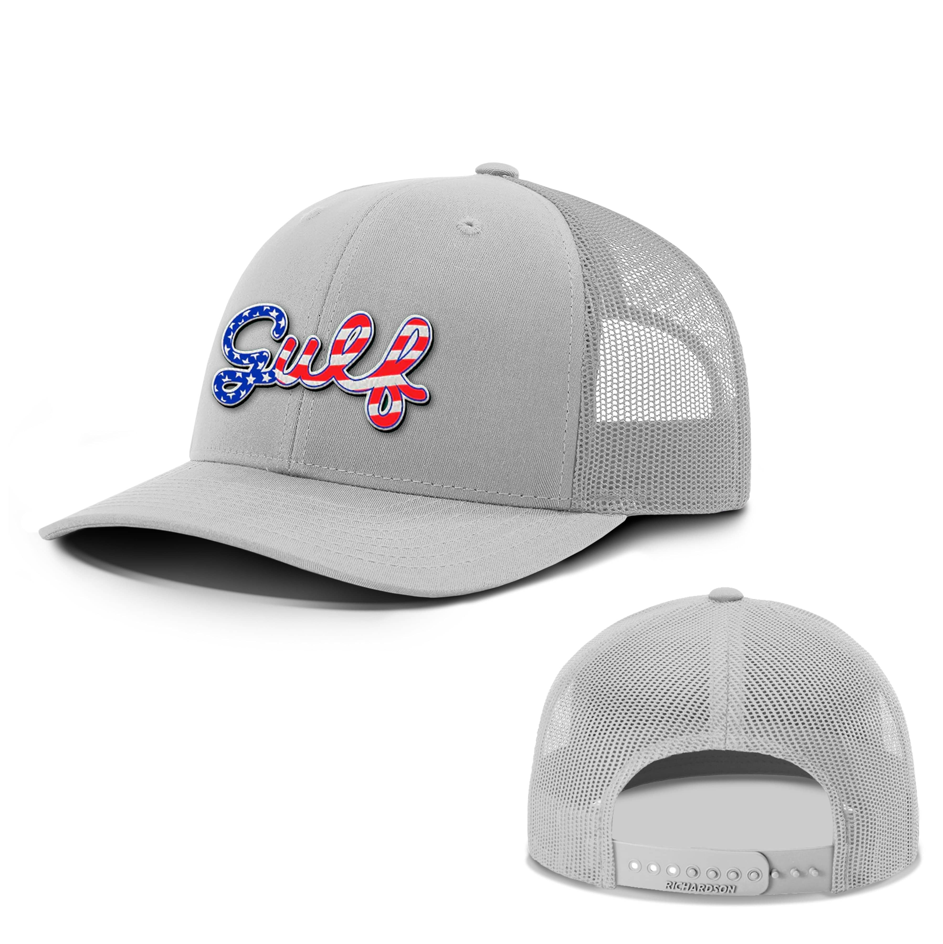 Adjustable Snapback Trucker Cap / Light Grey / OS Gulf of America Summer Hat maga trump