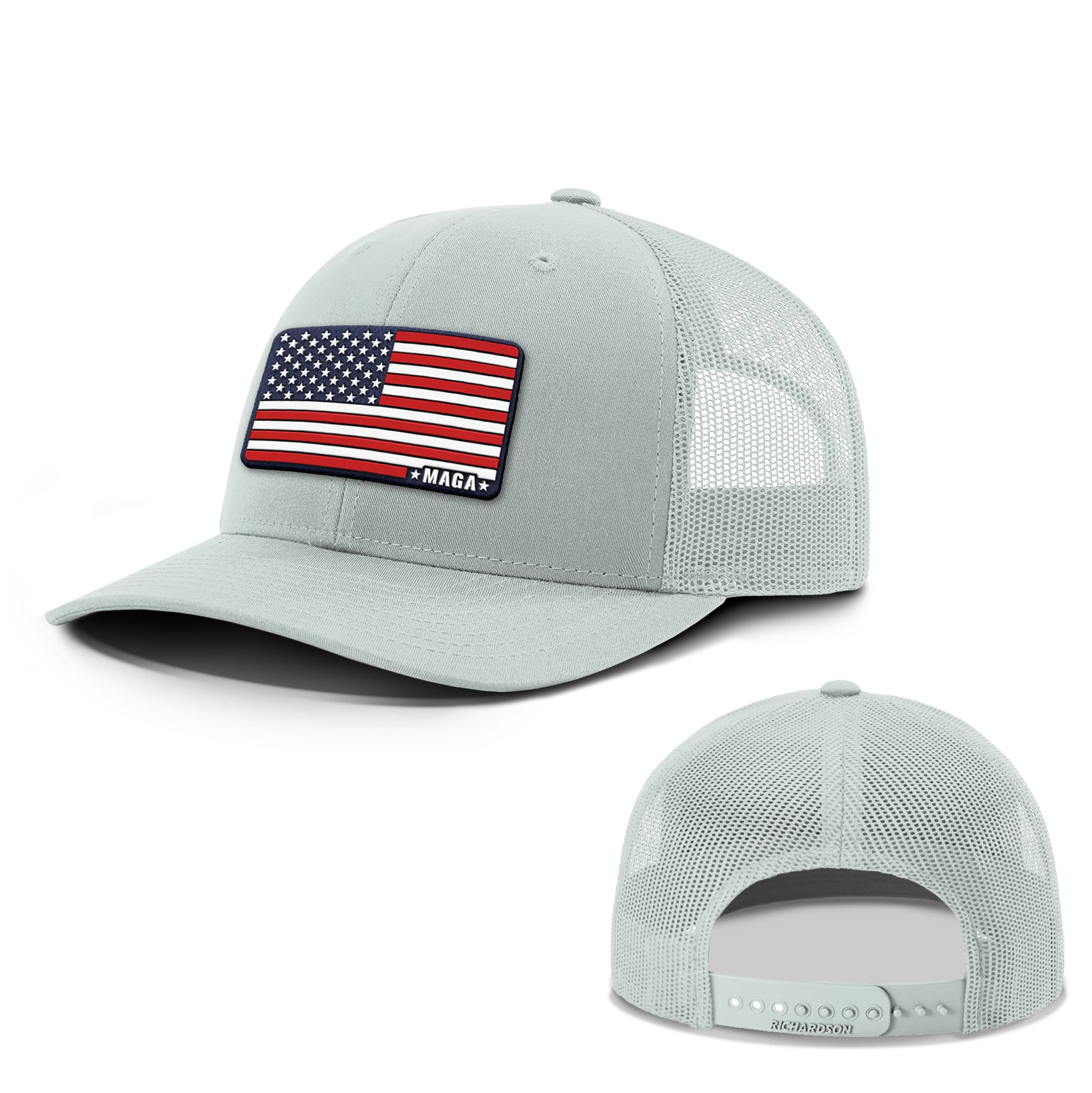 Adjustable Snapback Trucker Cap / Quarry / OS Maga American Flag Summer Hat maga trump