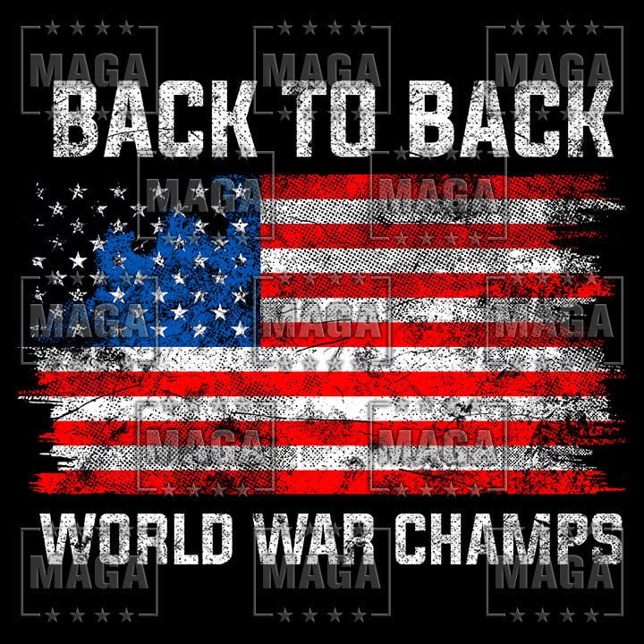 Back to Back World War Champs Tank maga trump