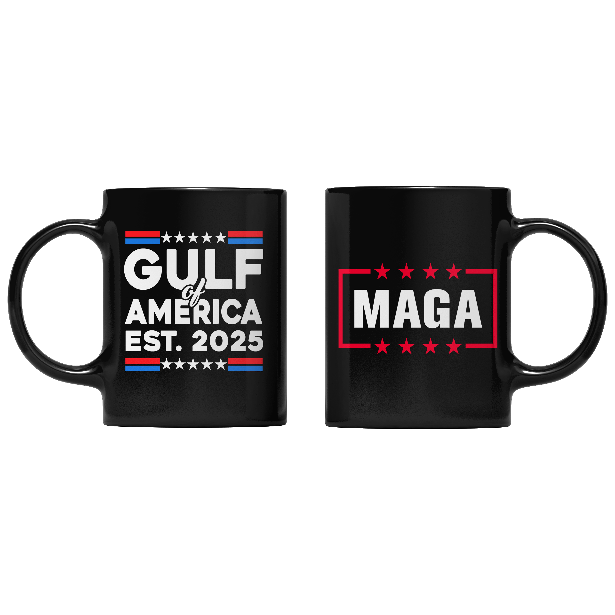 Black Gulf of America 2025 Mug maga trump