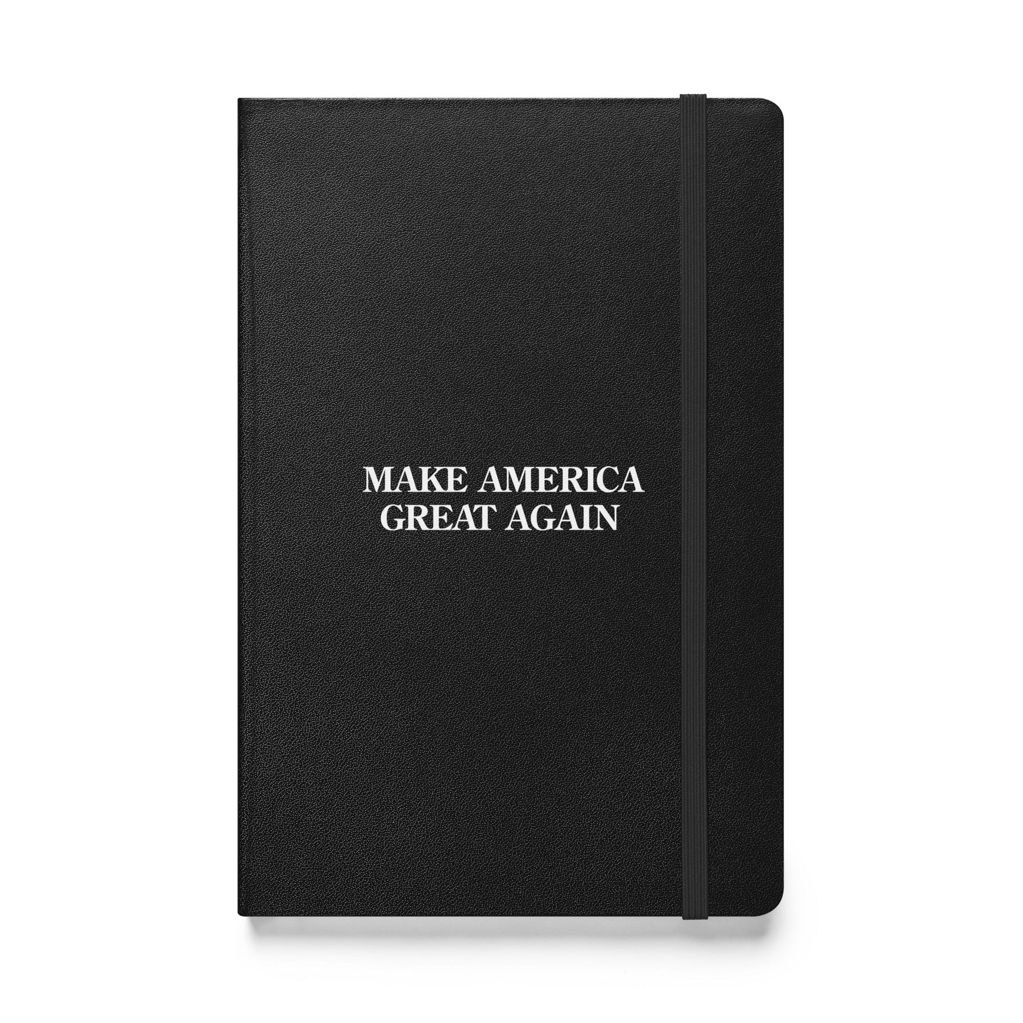 Black Make America Great Again Hardcover Journal maga trump