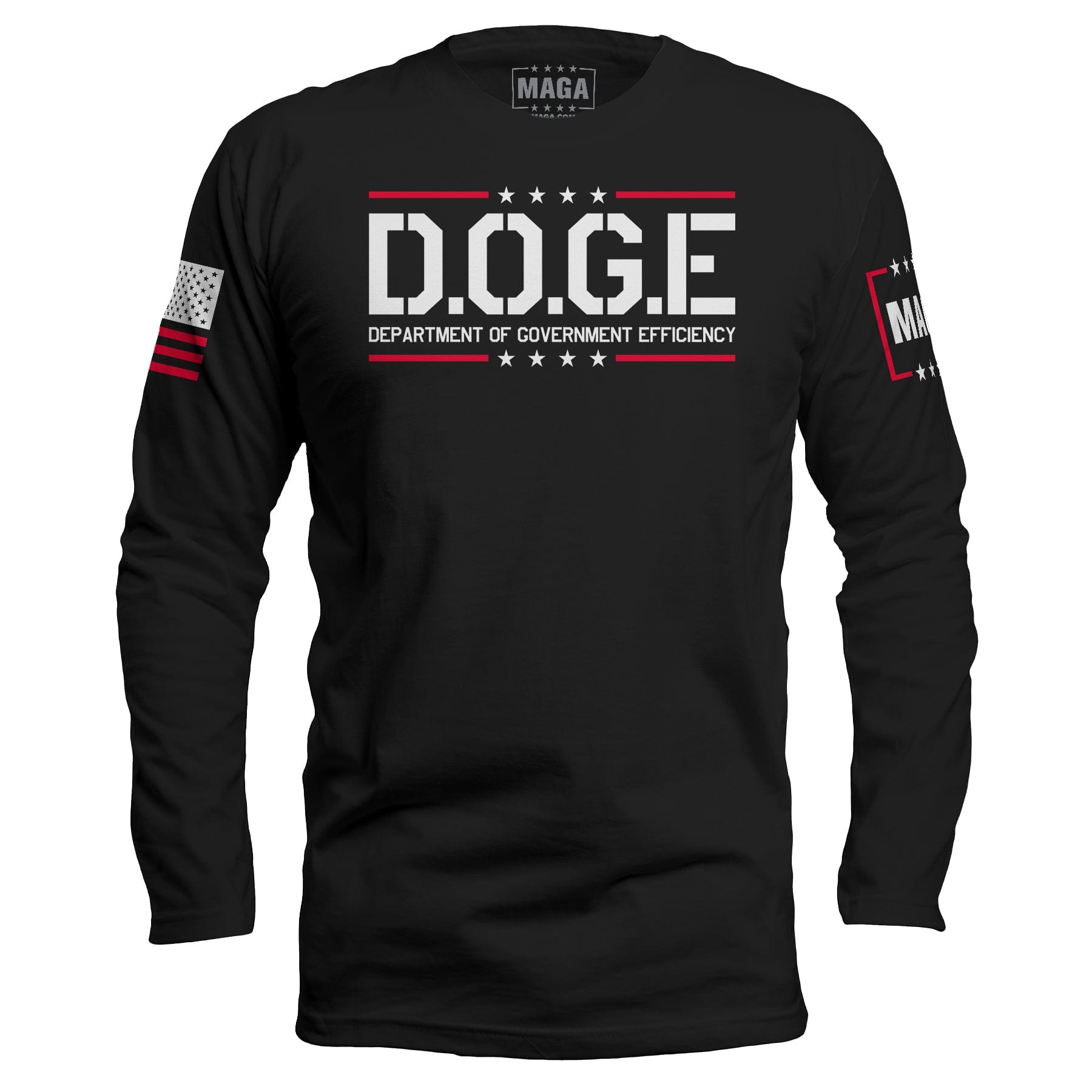 Black / S D.O.G.E Department Of Government Efficiency Long Sleeve maga trump