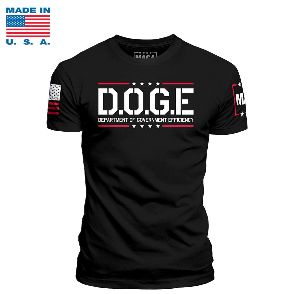 Black / S D.O.G.E Department Of Government Efficiency Made in the USA maga trump