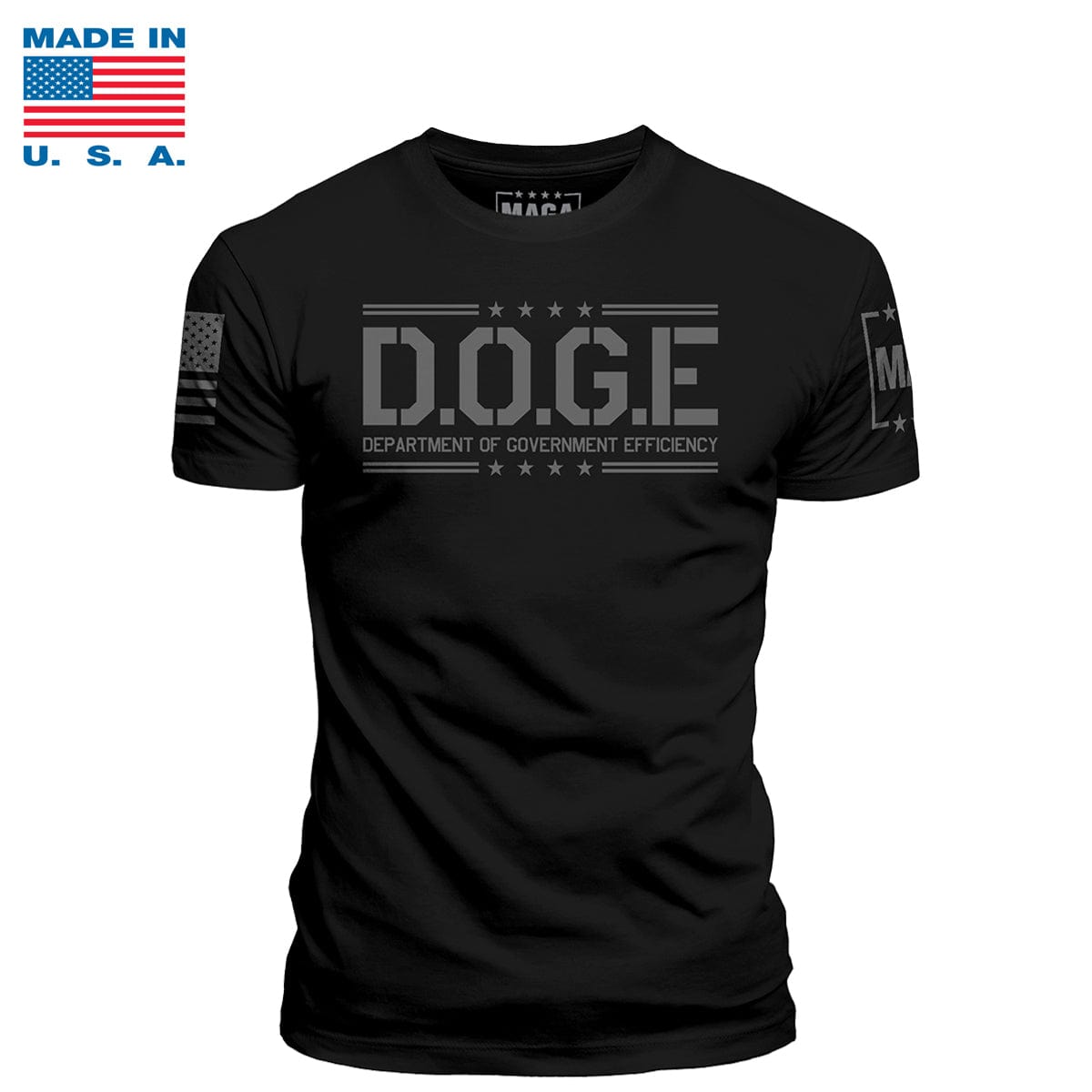 Black / S Dark D.O.G.E Department Of Government Efficiency Made in the USA maga trump