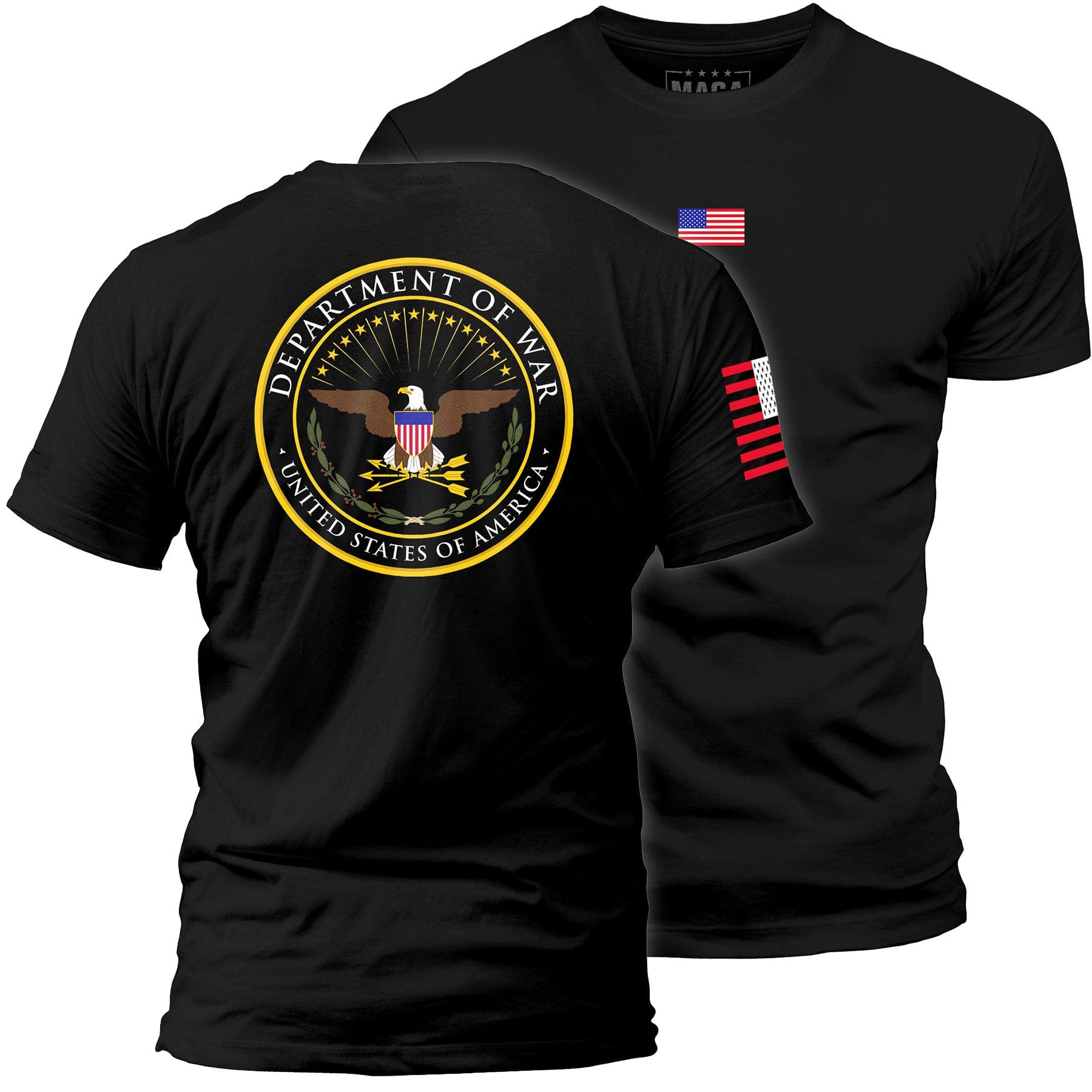 Black / S Department of War maga trump