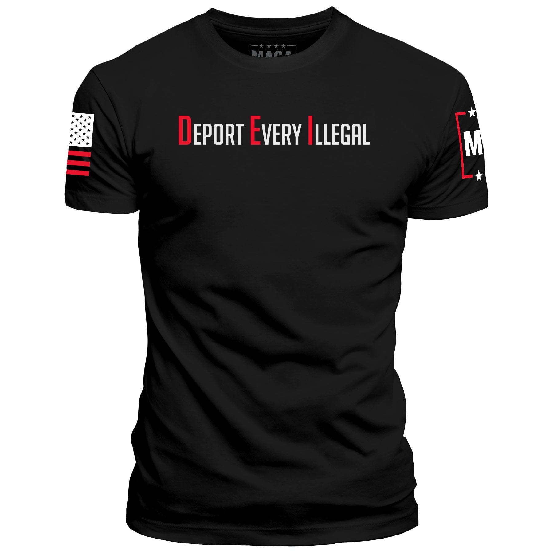 Black / S Deport Every Illegal maga trump