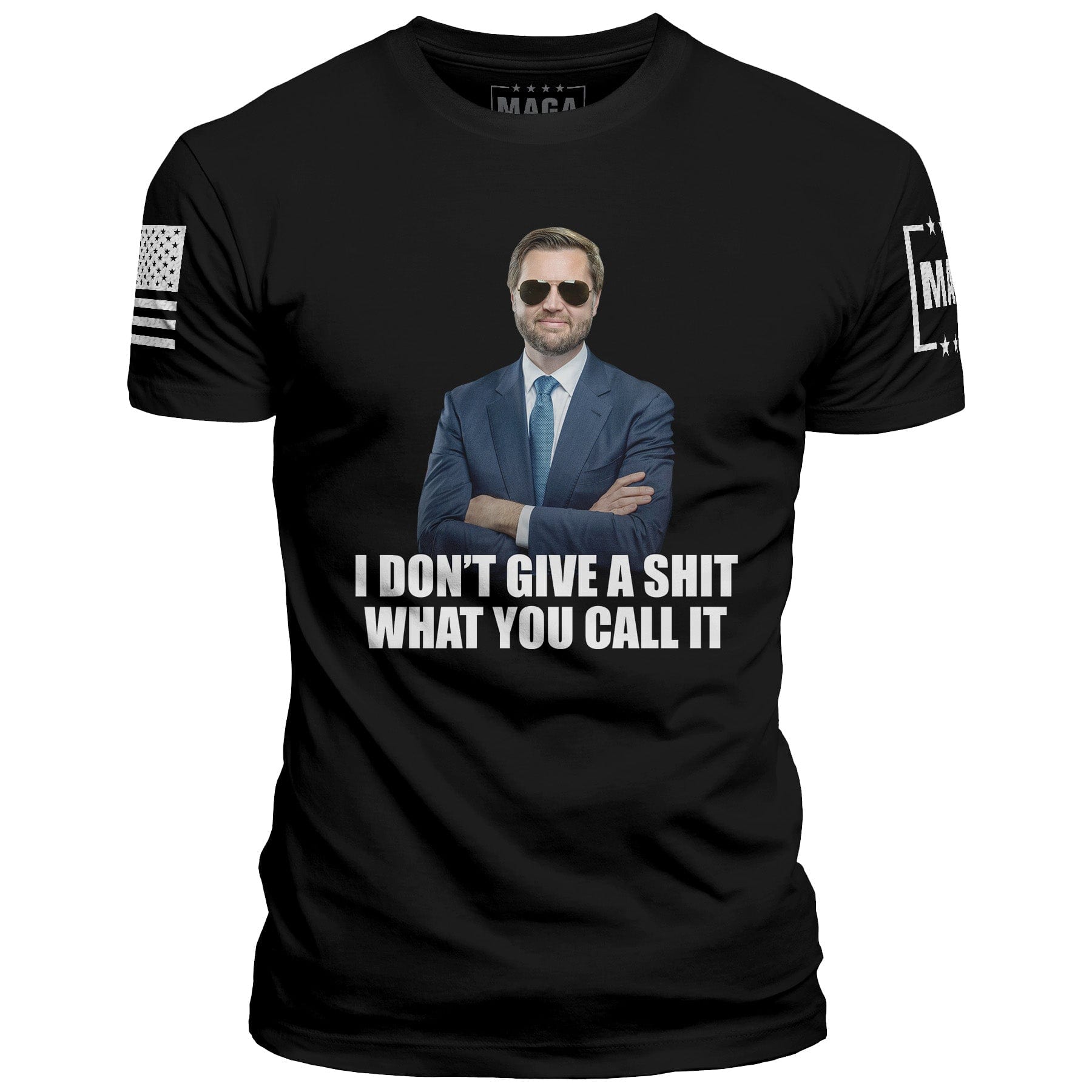 Black / S JD Vance - I don't give a maga trump