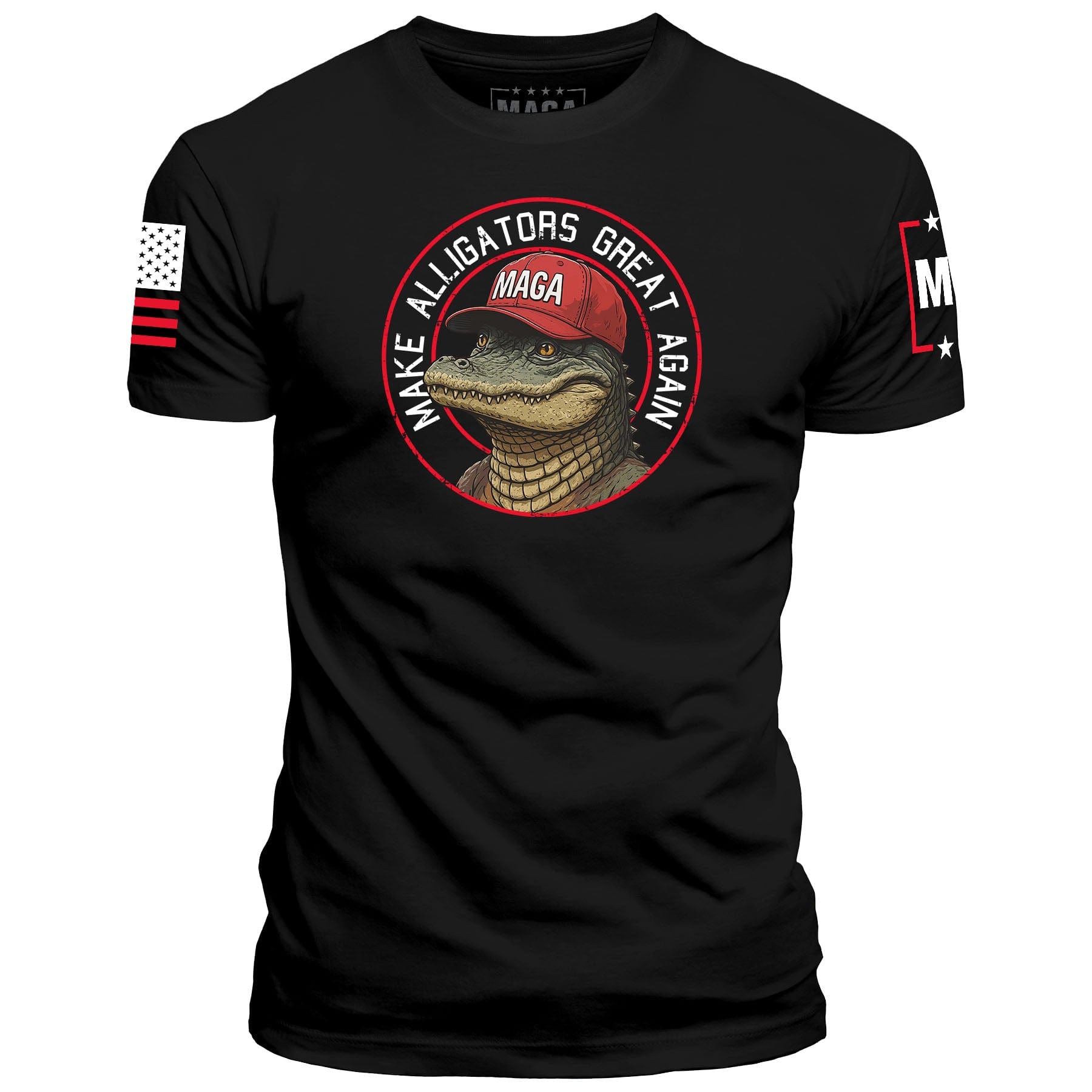 Black / S Make Alligators Great Again v1 maga trump