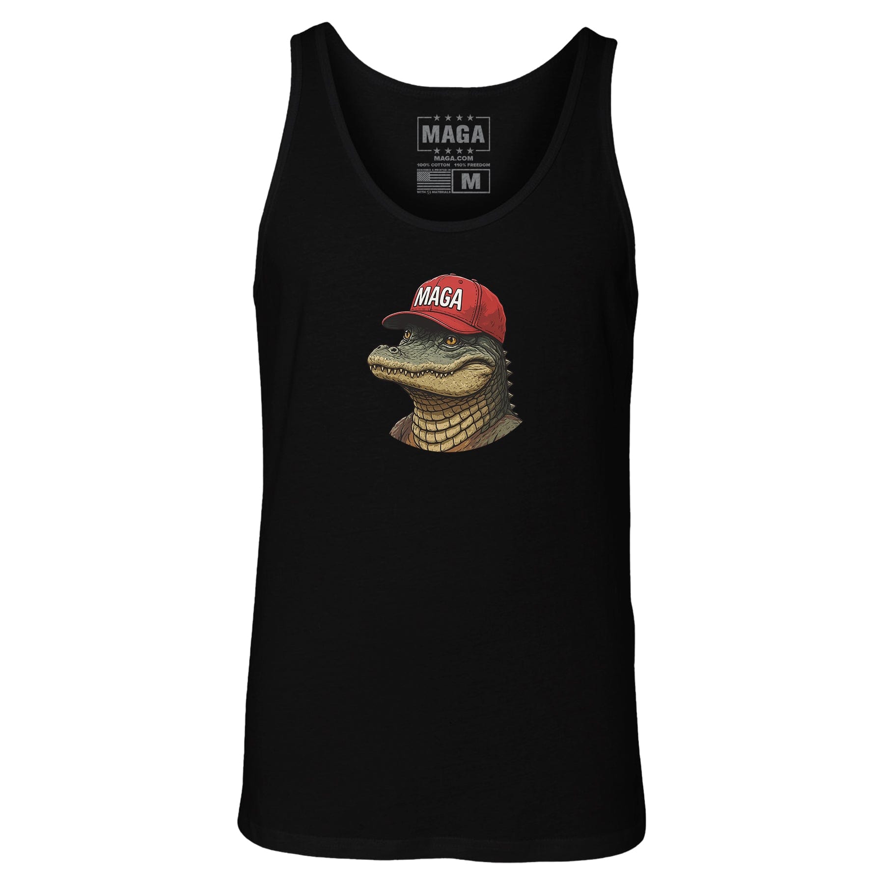 Black / S Make Alligators Great Again v2 Tank Top maga trump
