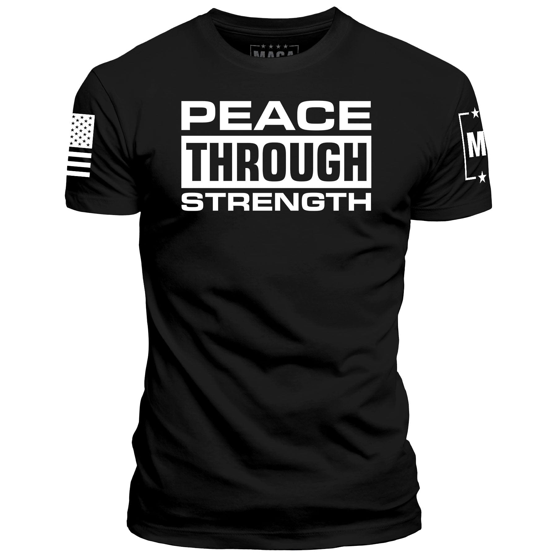 Black / S Peace through Strength v2 maga trump