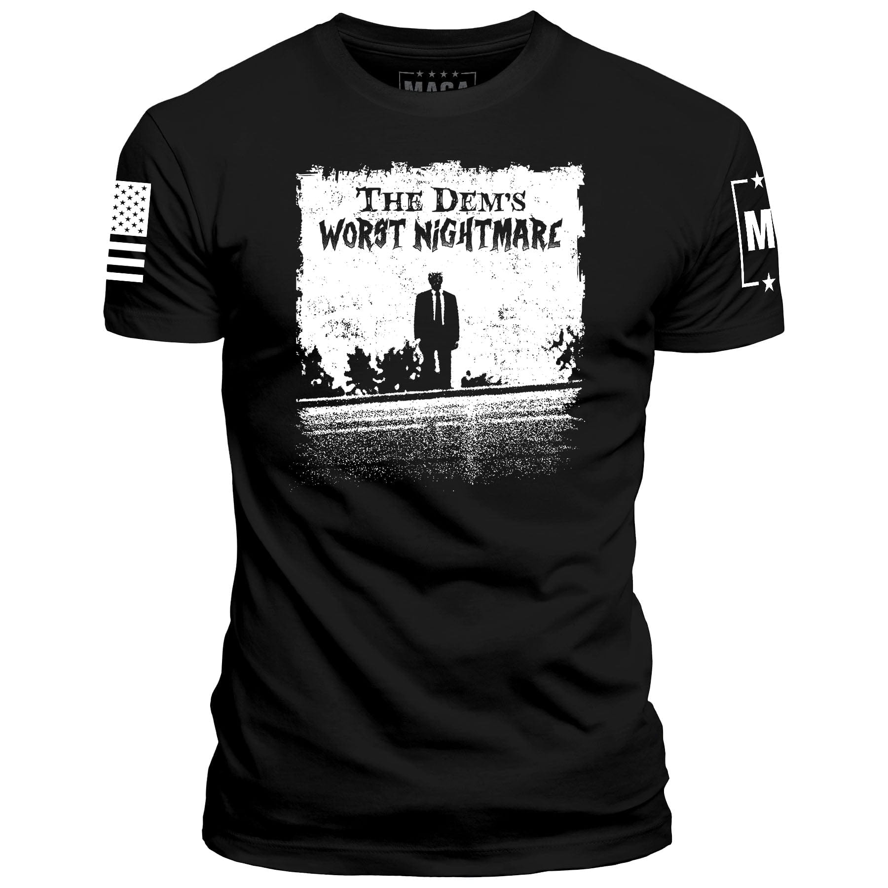 Black / S The Dems Nightmare maga trump