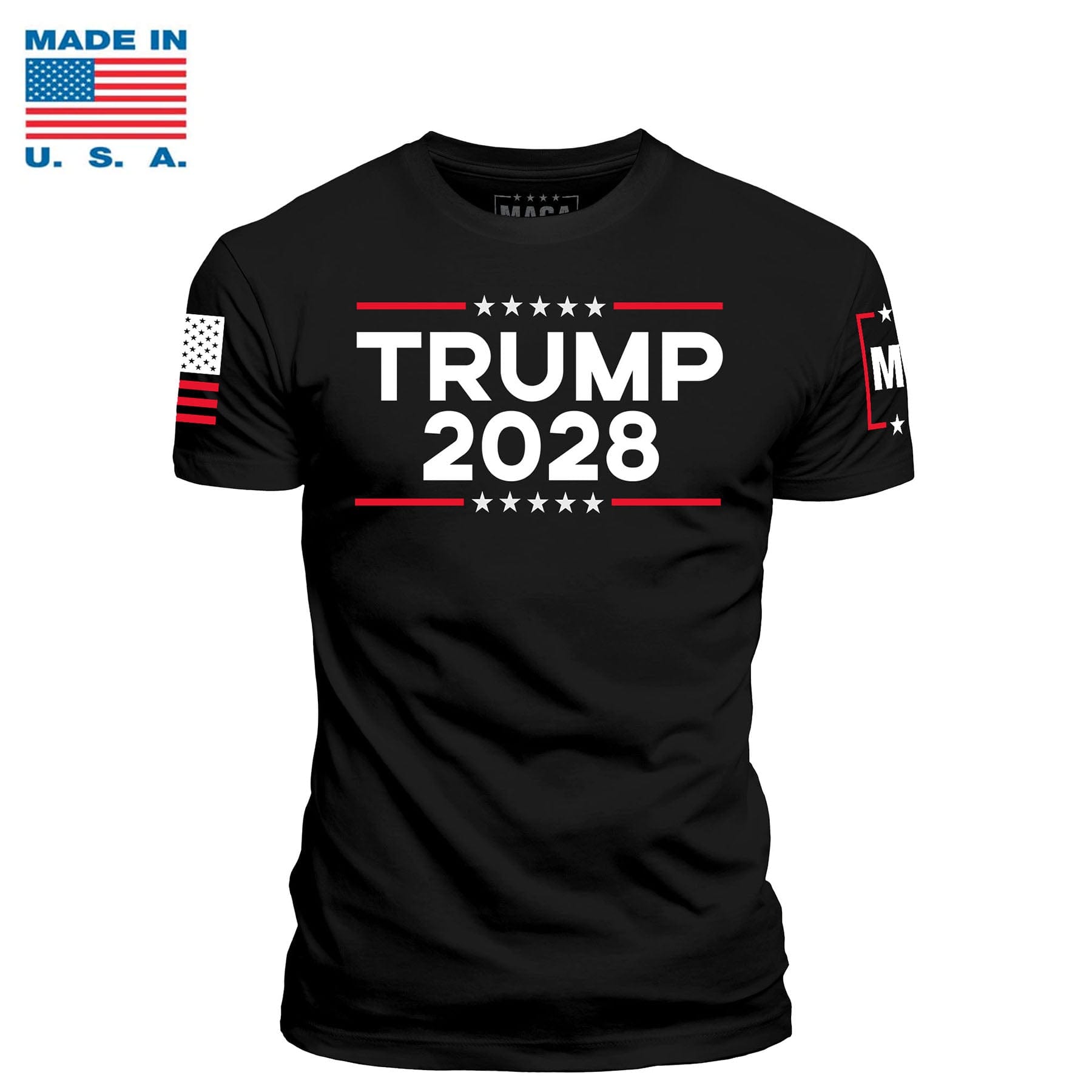 Black / S Trump 2028 Made in the USA maga trump
