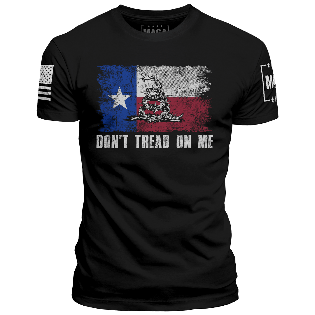 Black / XS Don't Tread On Me Texas Wire maga trump
