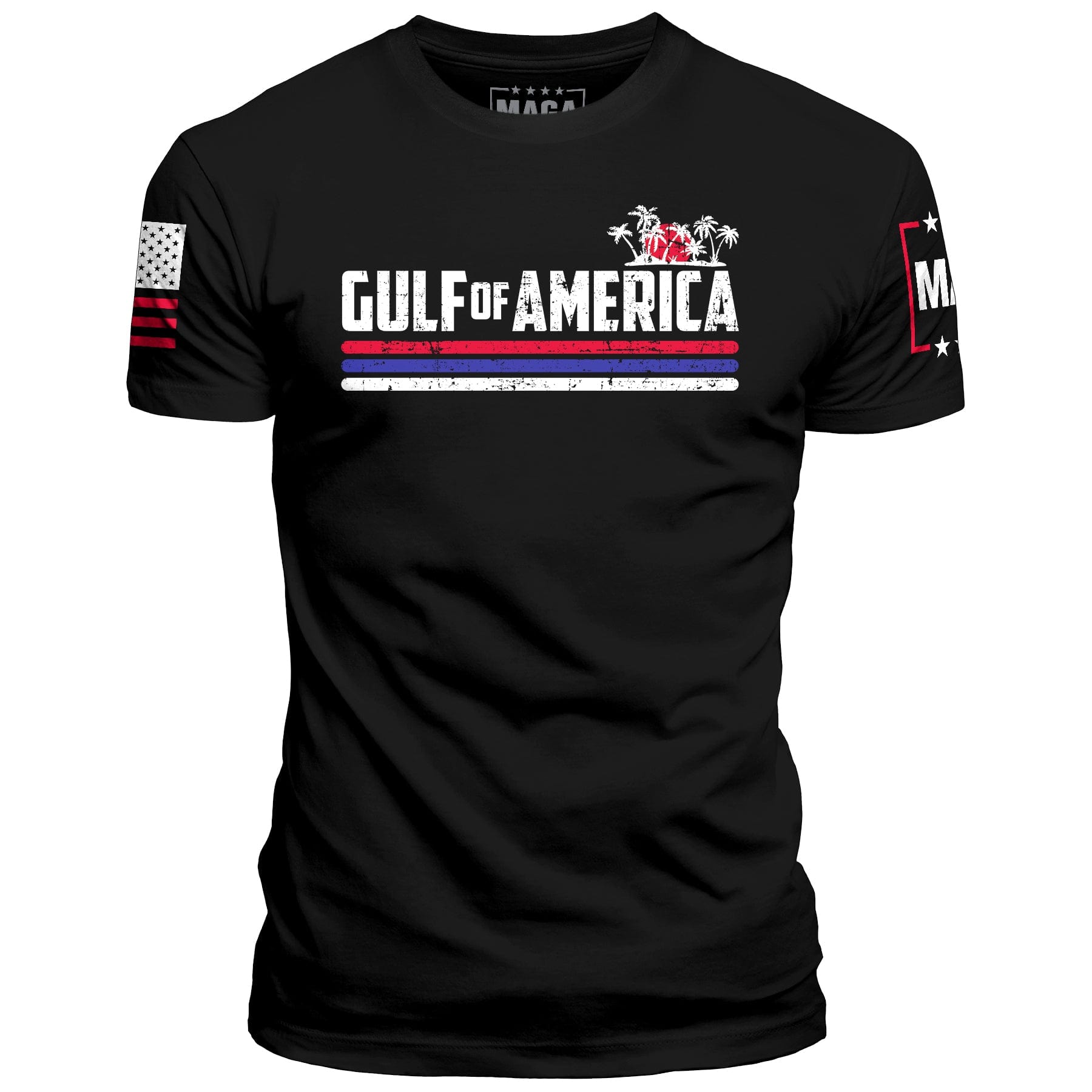 Black / XS Gulf of America Vintage maga trump