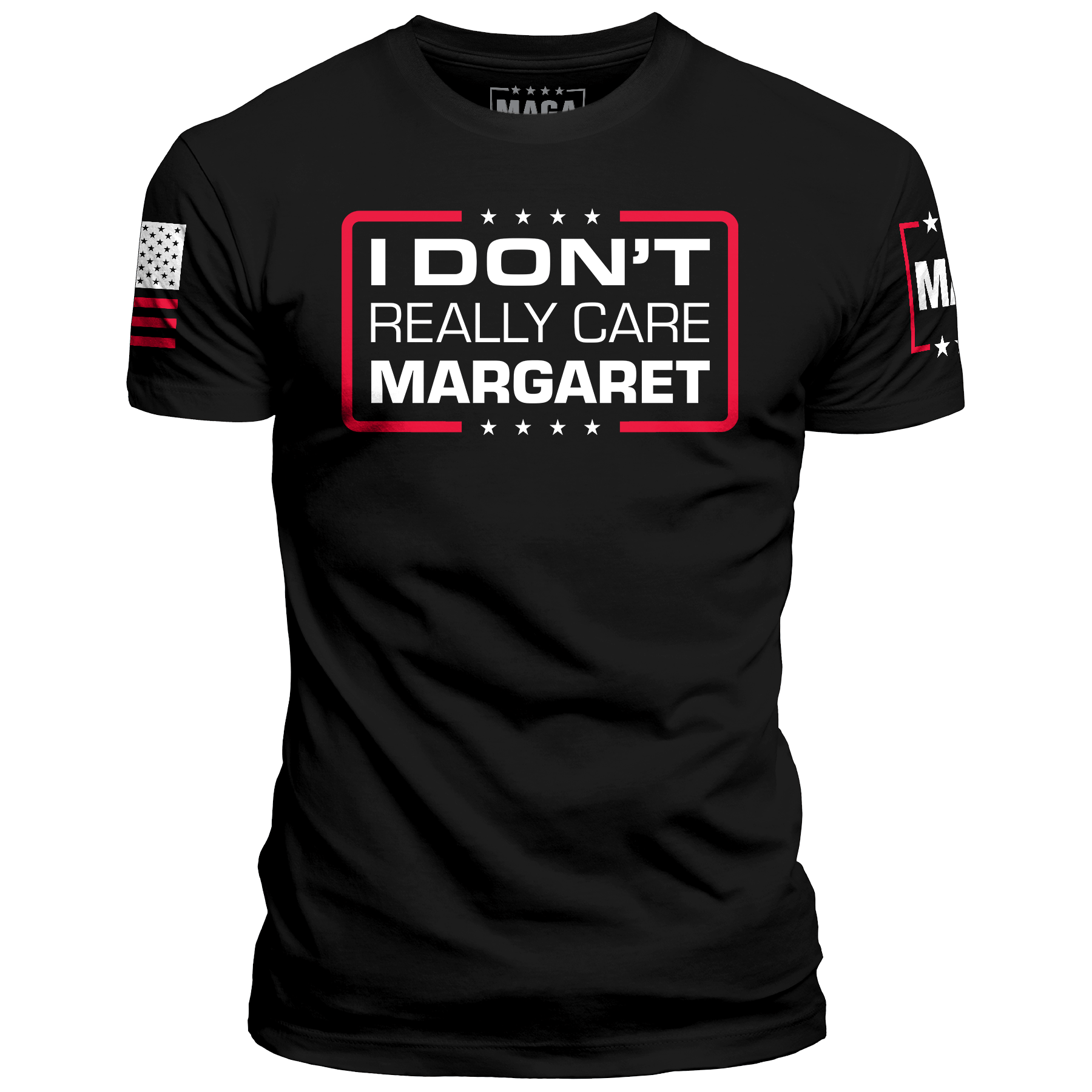 Black / XS I Don't Really Care Margaret maga trump
