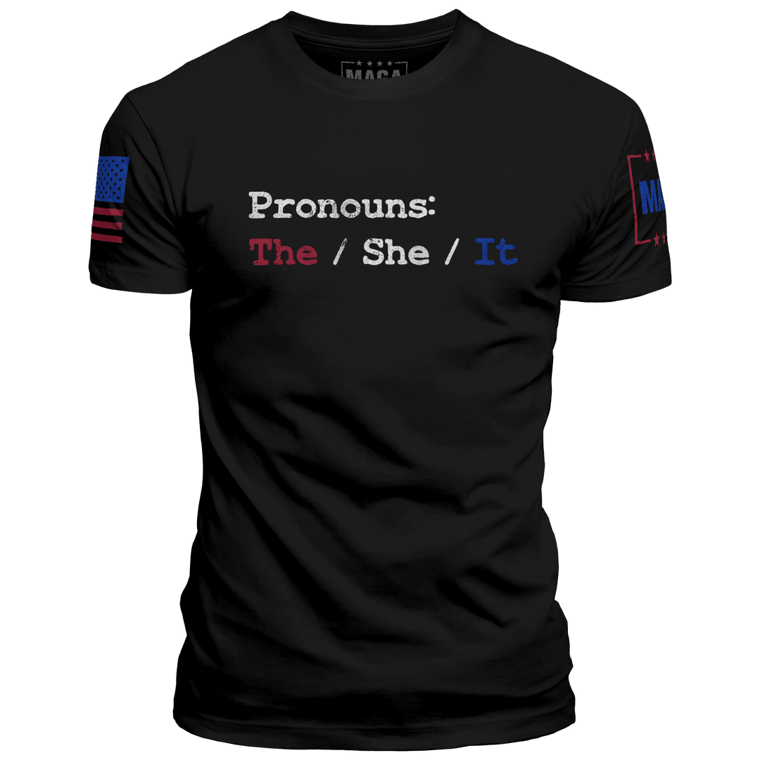 Black / XS Pronouns maga trump