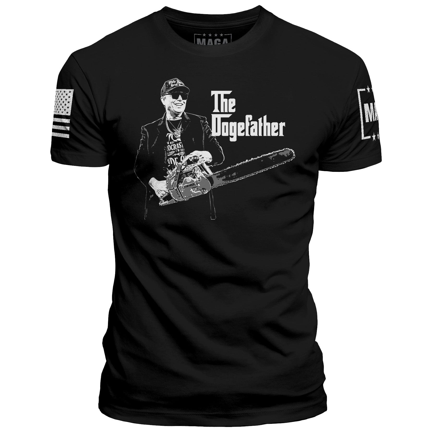Black / XS The Dogefather Elon V2 maga trump