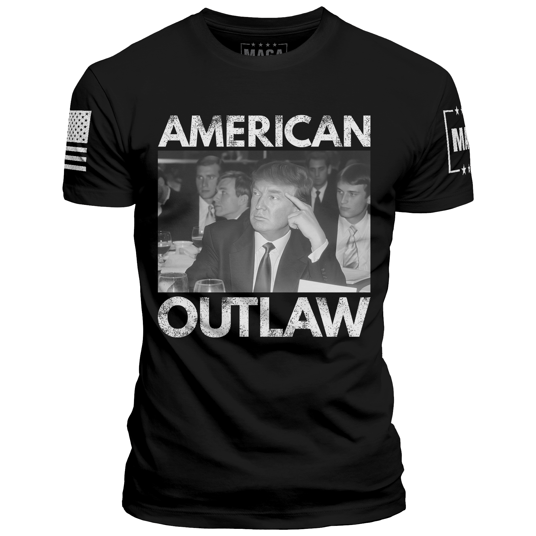 Black / XS Trump American Outlaw maga trump