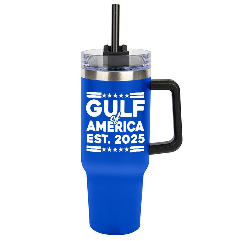 Blue Gulf of America 2025 Tumbler maga trump
