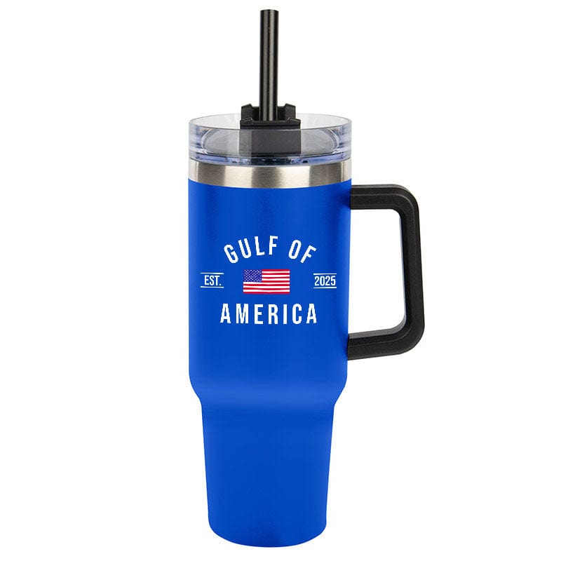 Blue Gulf of America EST 2025 Tumbler maga trump