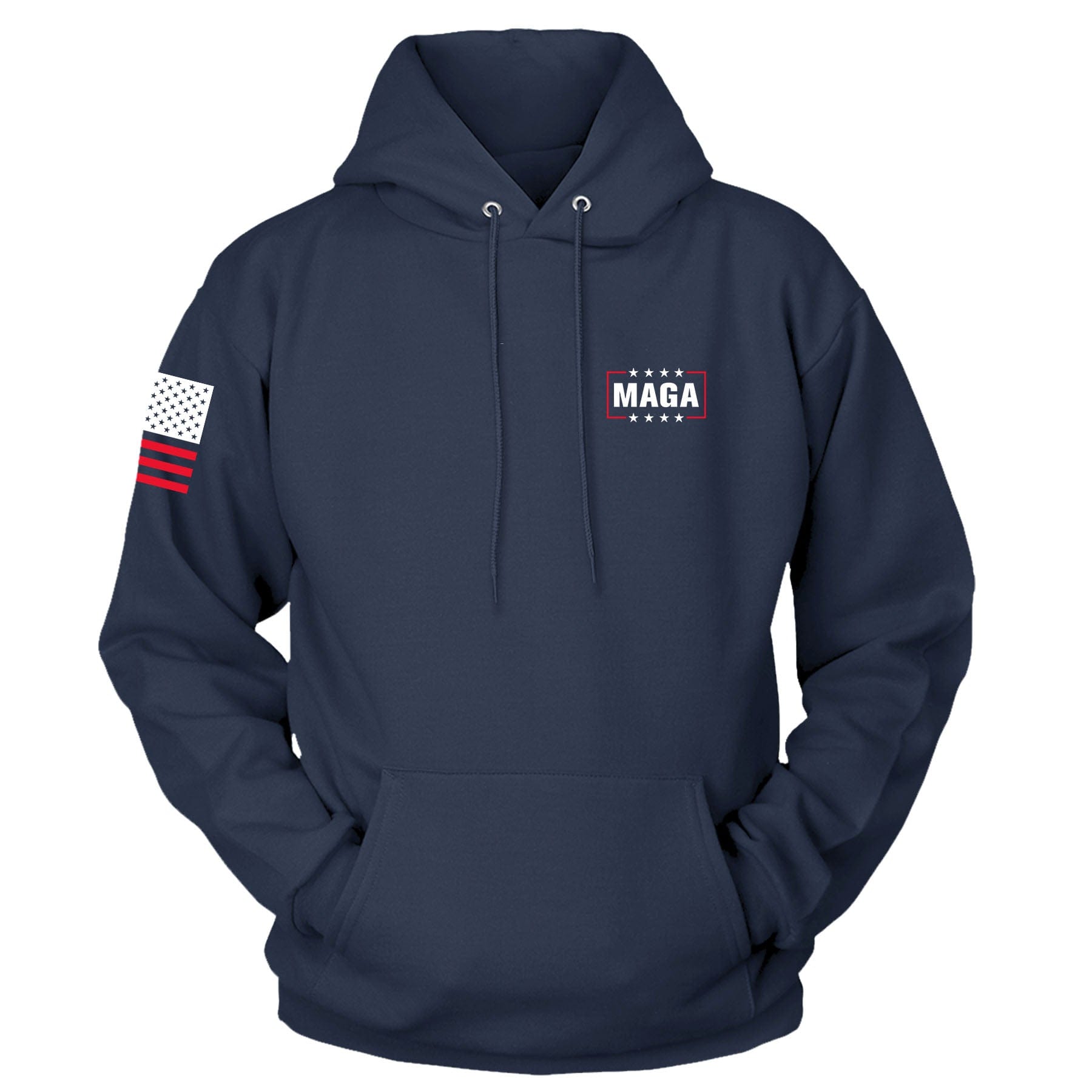 Build Dad Tough Hoodie maga trump