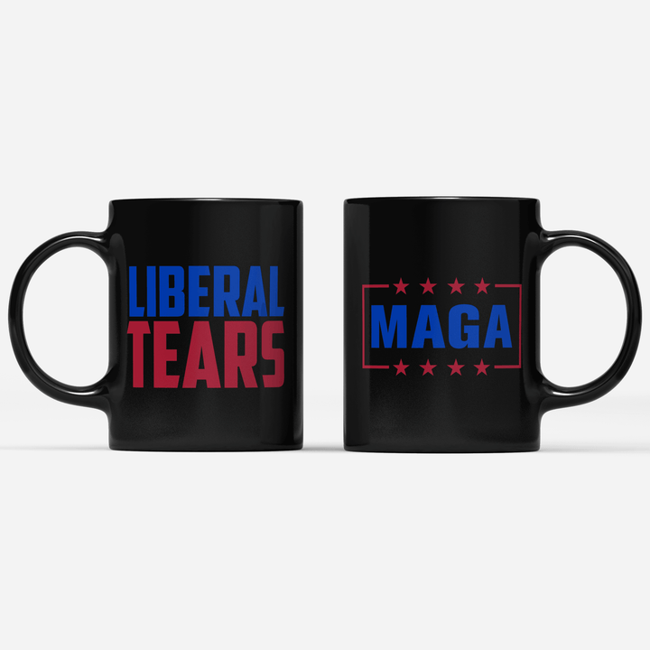 Coffee Mug / Black / One Size Liberal Tears Coffee Mug maga trump