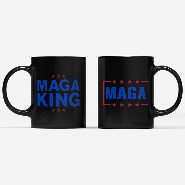 Coffee Mug / Black / One Size MAGA King Coffee Mug maga trump