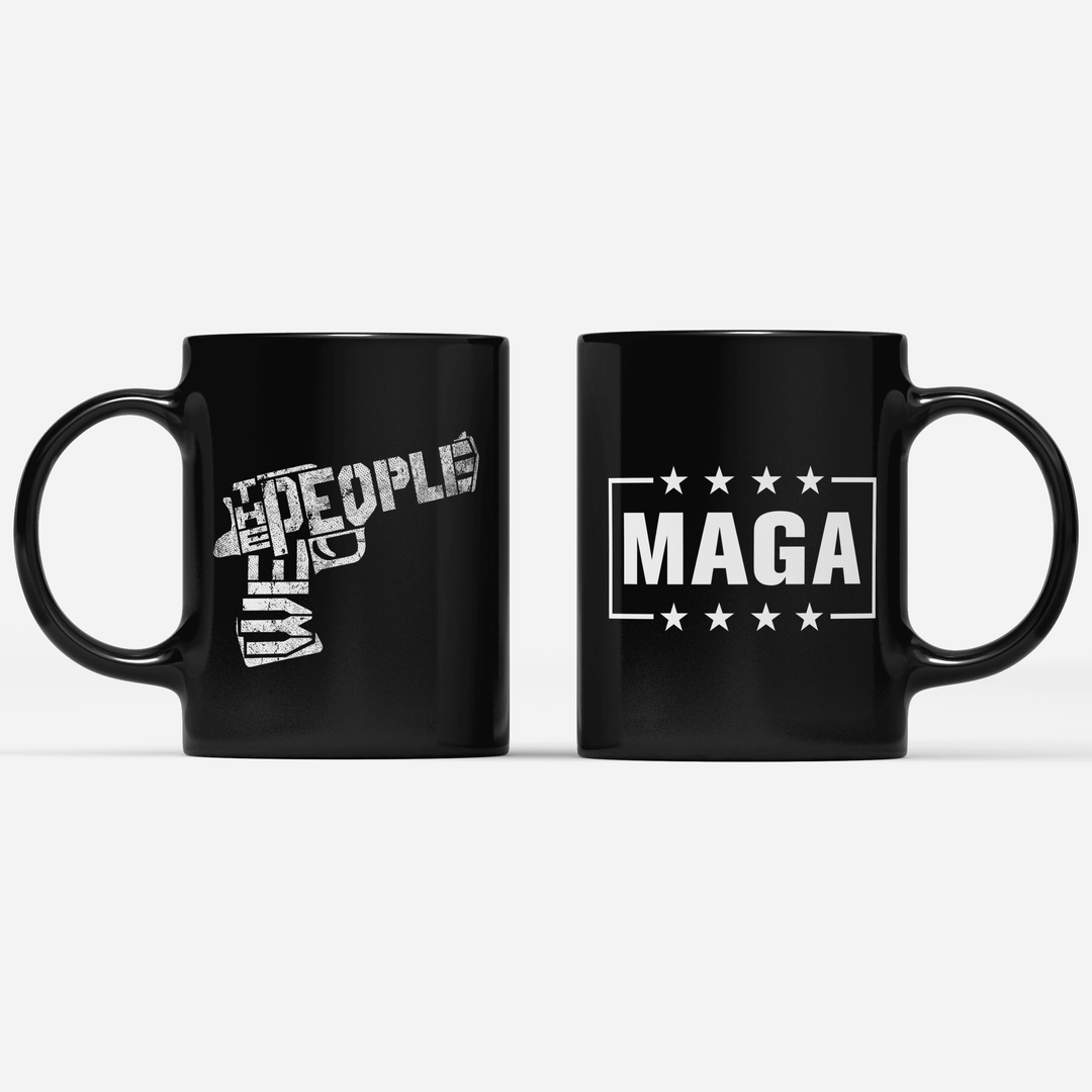 Coffee Mug / Black / One Size We The People Coffee Mug maga trump