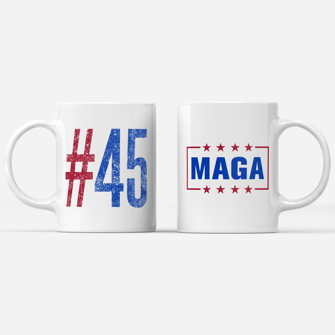 Coffee Mug / White / One Size #45 Coffee Mug maga trump