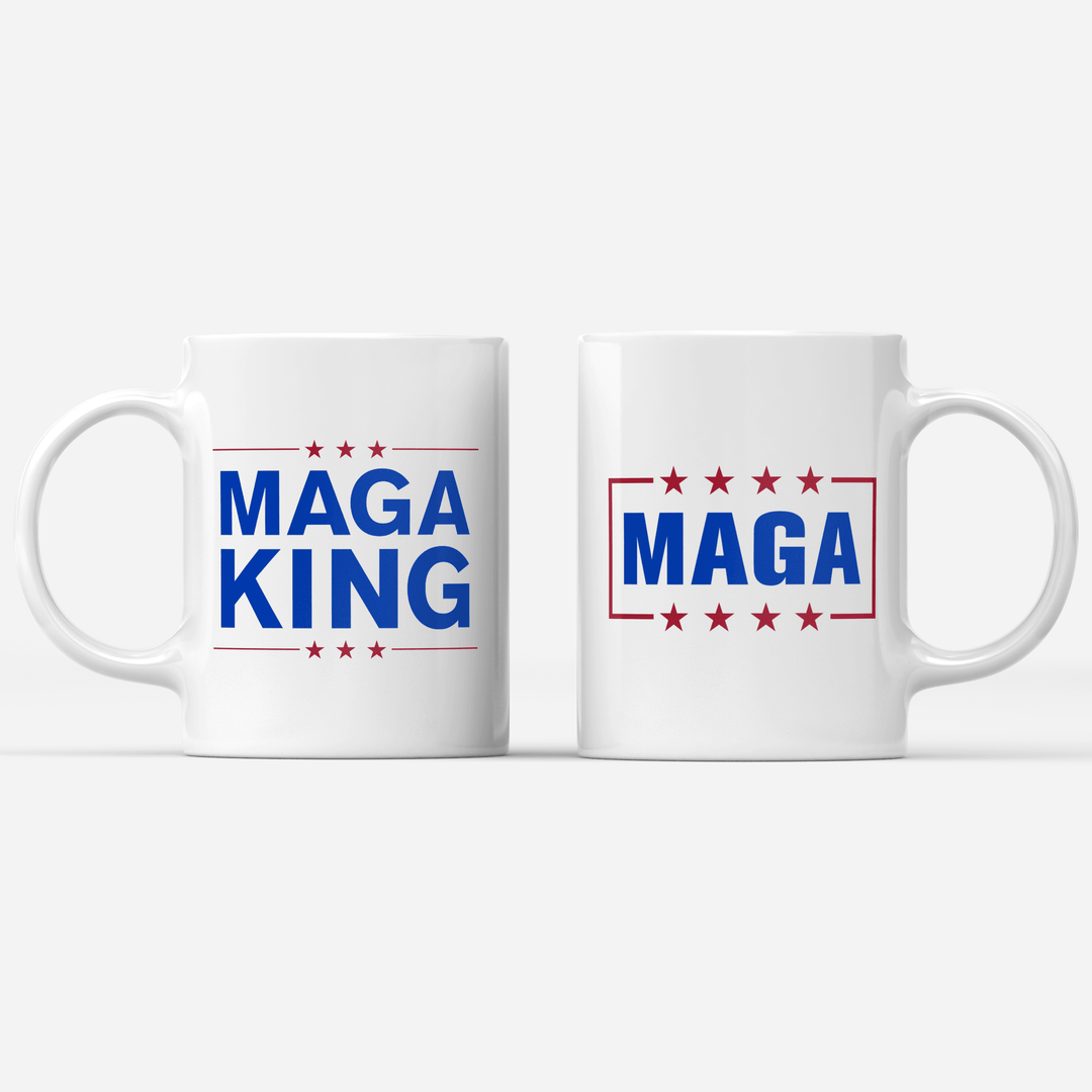 Coffee Mug / White / One Size MAGA King Coffee Mug maga trump