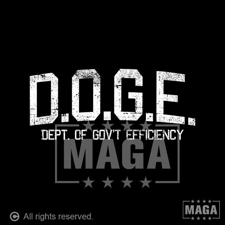 D.O.G.E Department Of Government Efficiency v2 maga trump