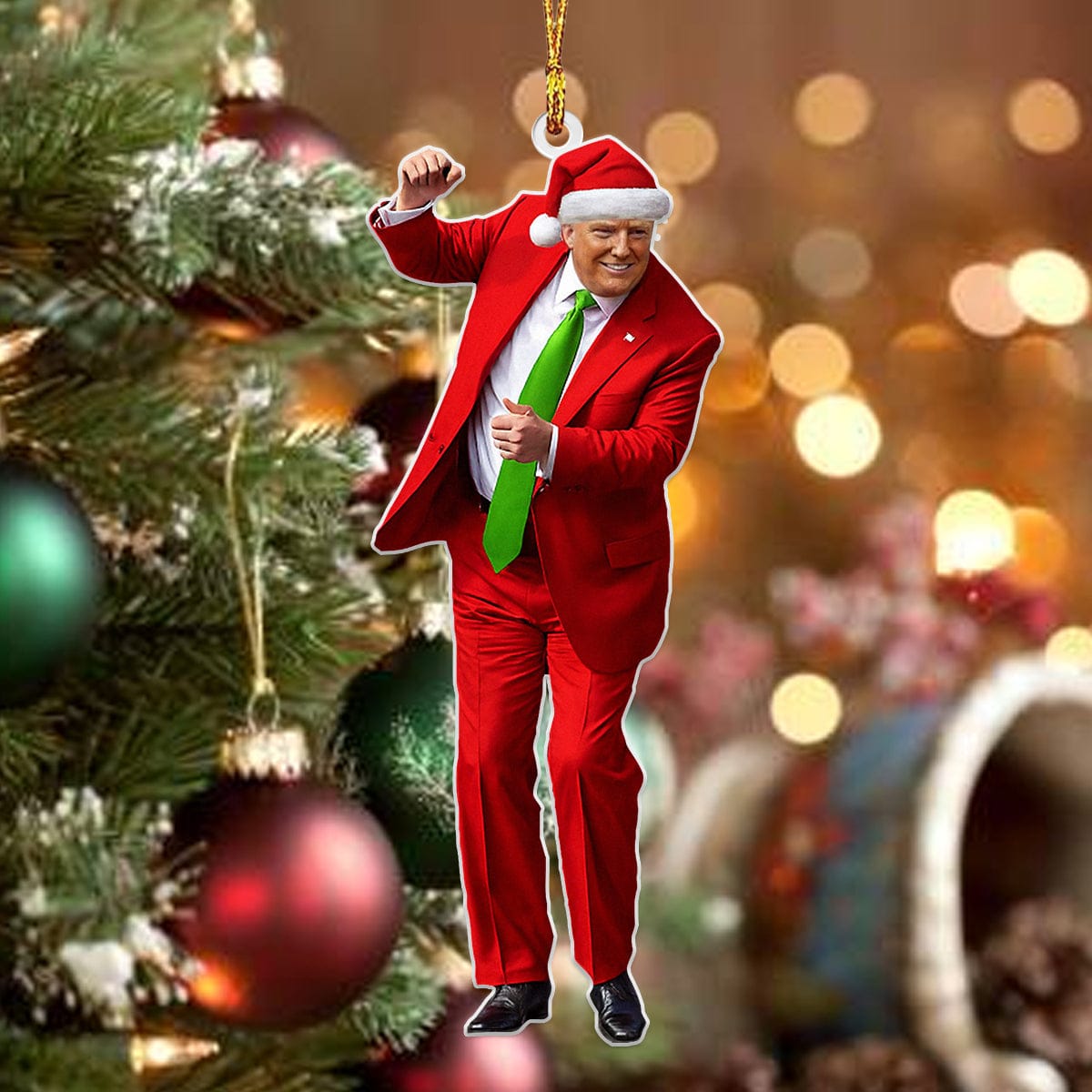 Dancing Trump Christmas Ornament | 1 Pc maga trump