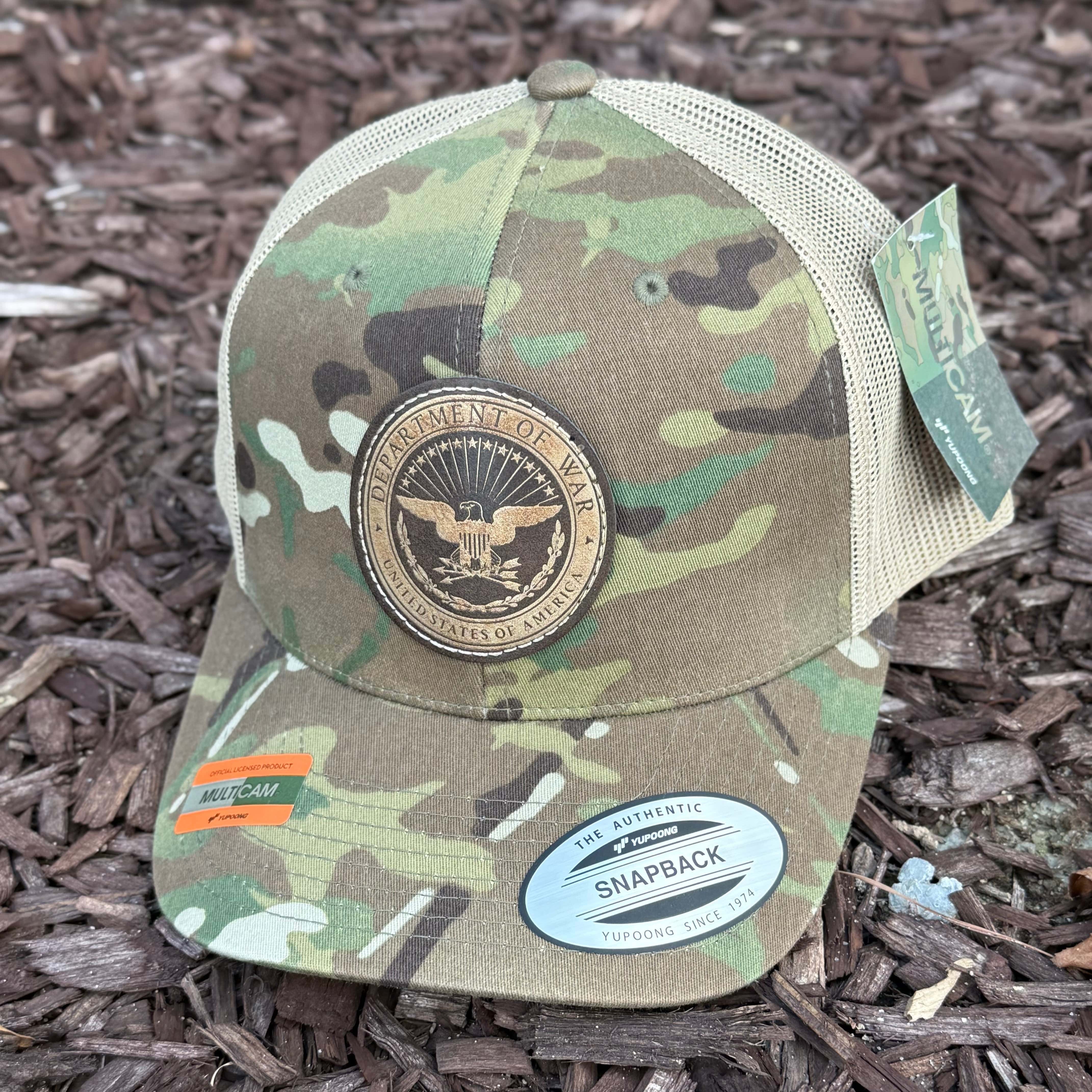 Department of War Gold Foil Patch Hat maga trump