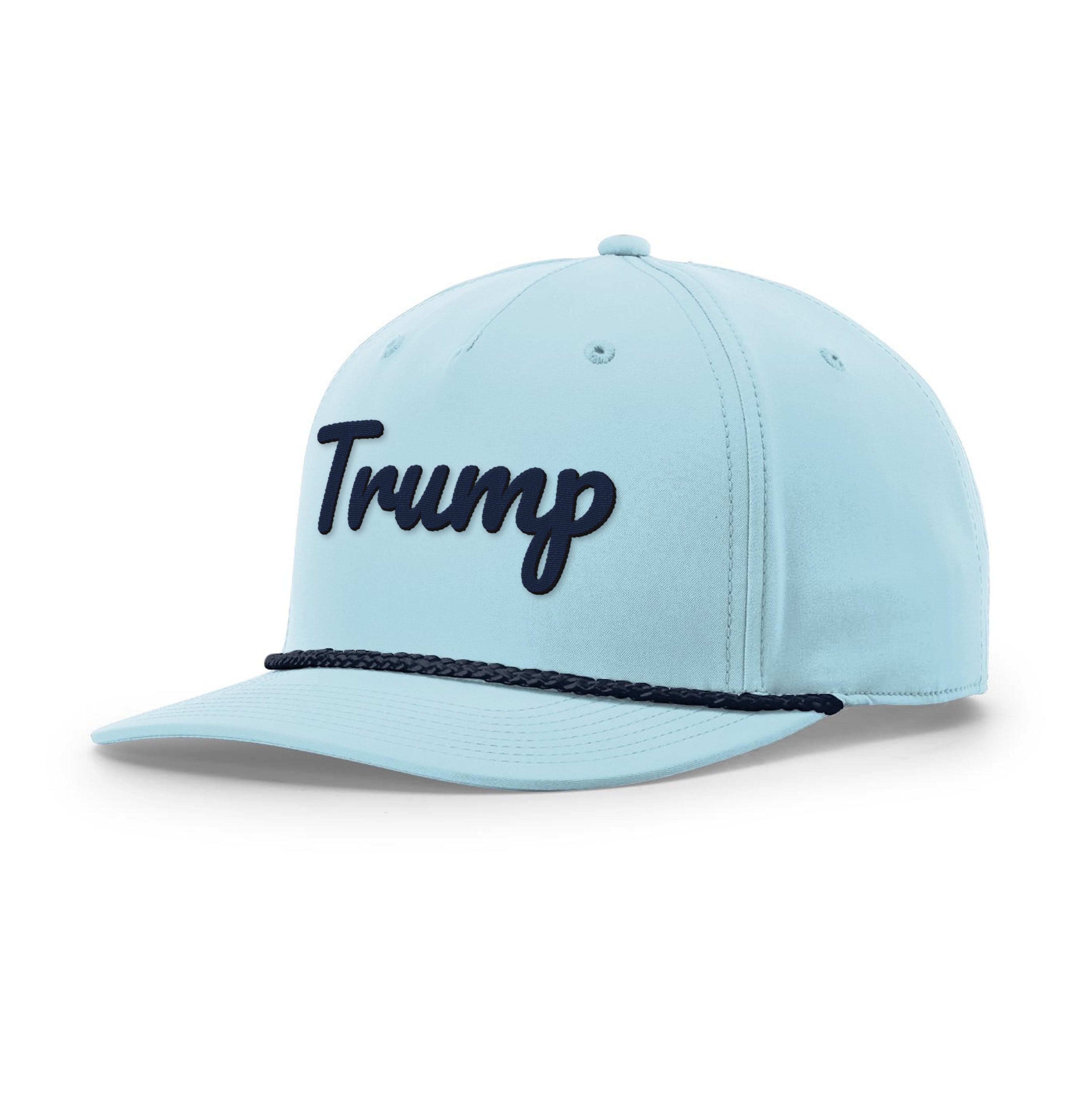 Five Panel Classic Rope / Soft Blue/Navy / OS Trump Rope Hat maga trump