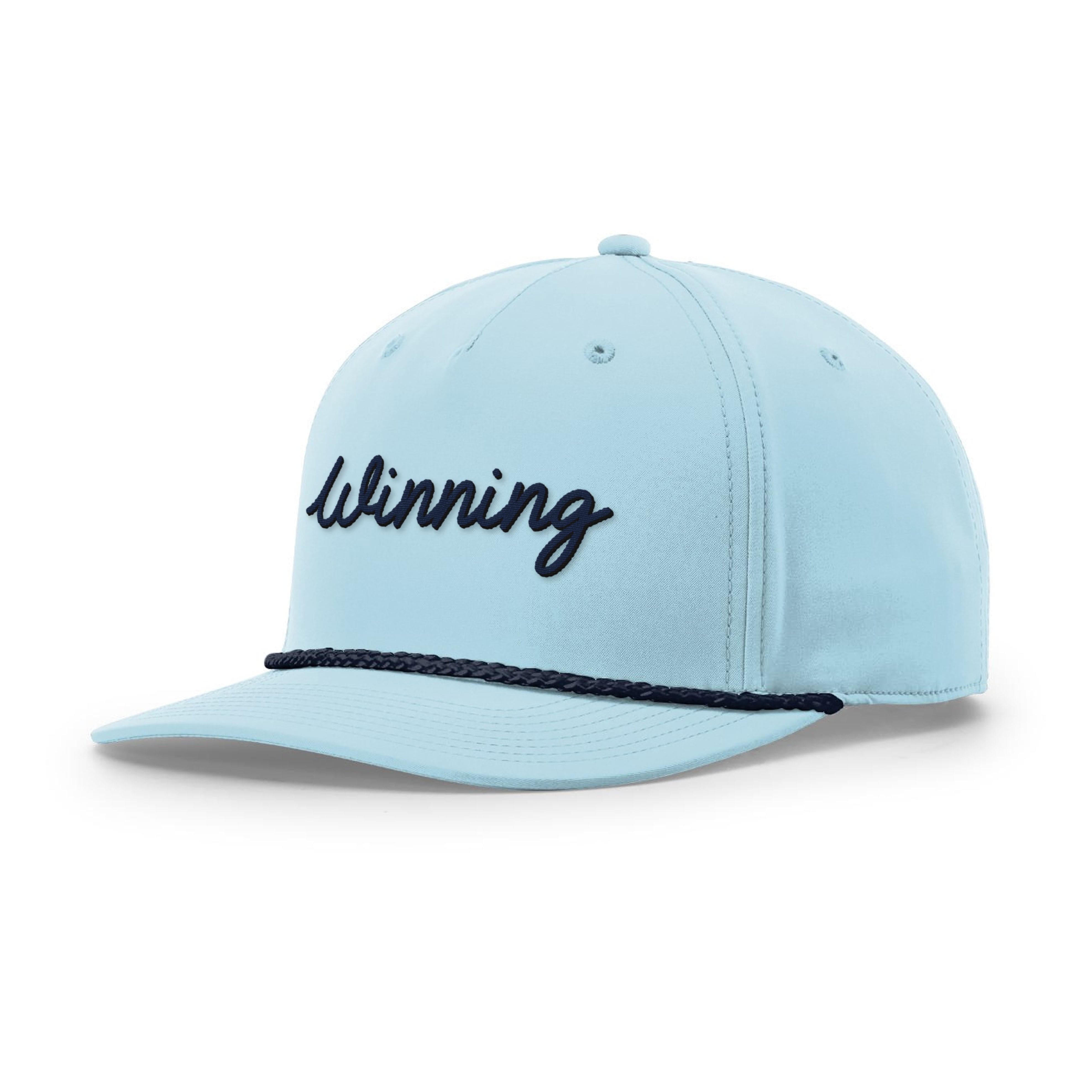 Five Panel Classic Rope / Soft Blue/Navy / OS Winning Rope Hat maga trump