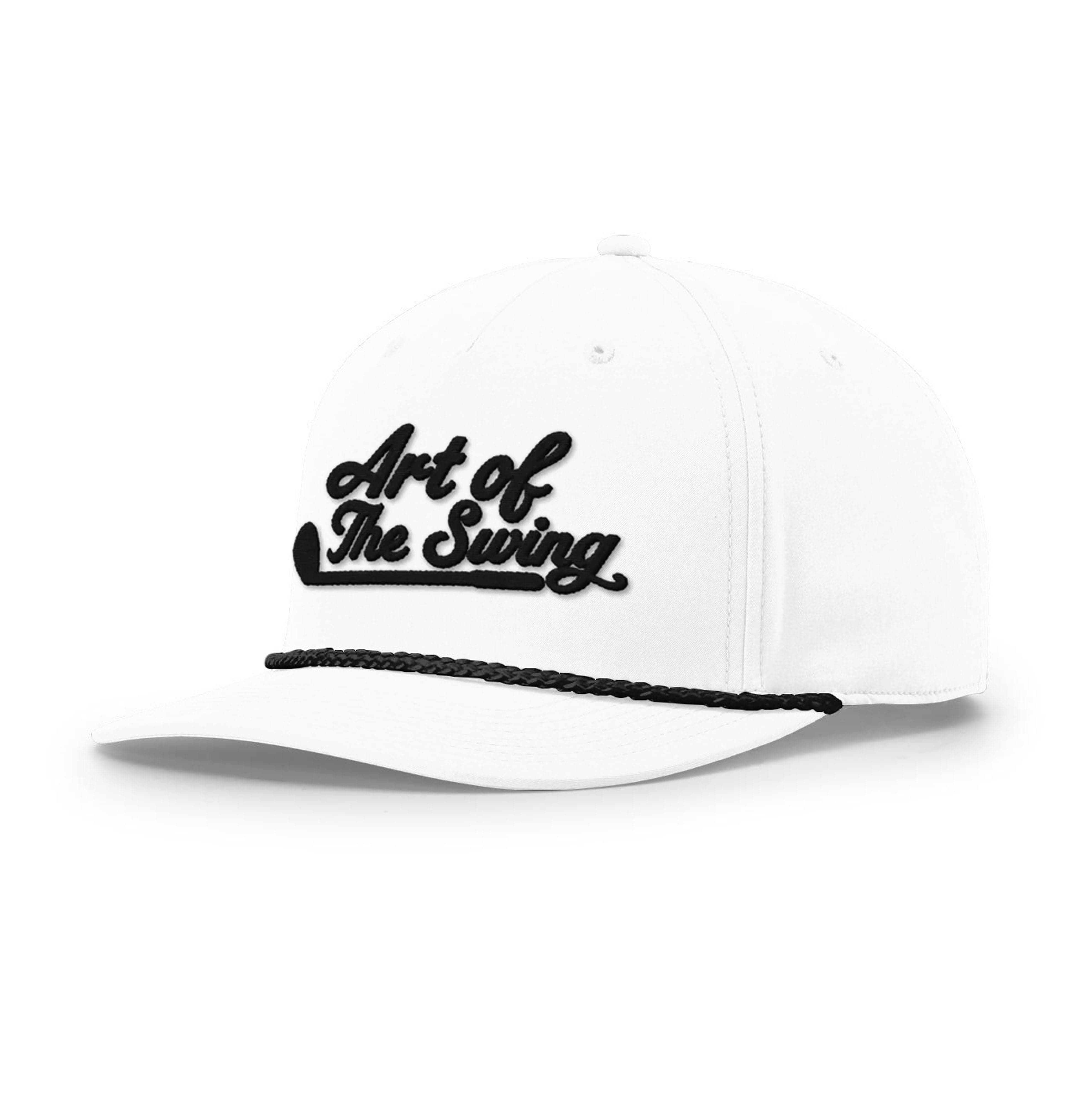 Five Panel Classic Rope / White/Black / OS The Art of Swing Rope Hat maga trump