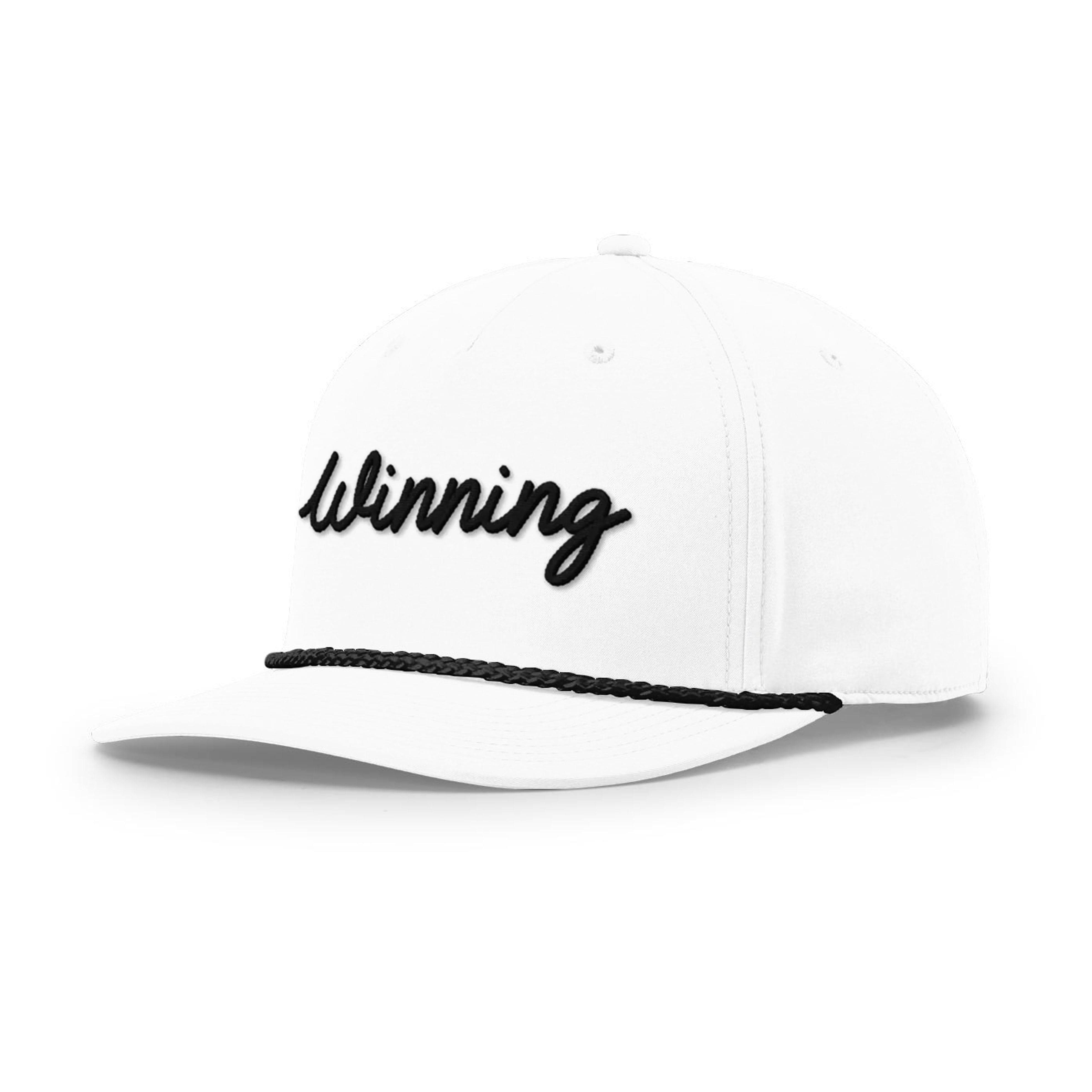 Five Panel Classic Rope / White/Black / OS Winning Rope Hat maga trump