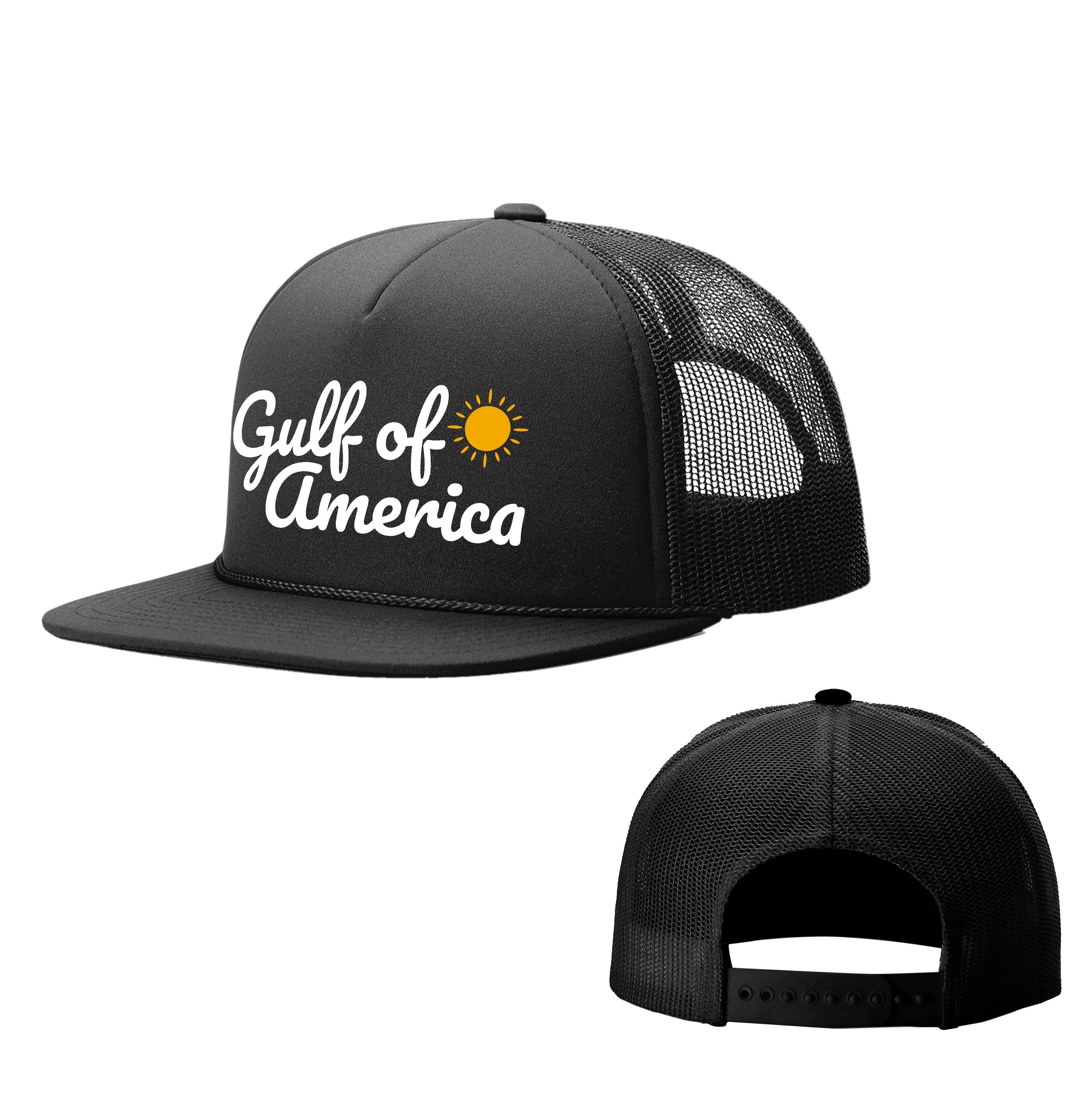 Foamie Trucker Cap / Black Gulf of America Sunshine Foamie Hats maga trump