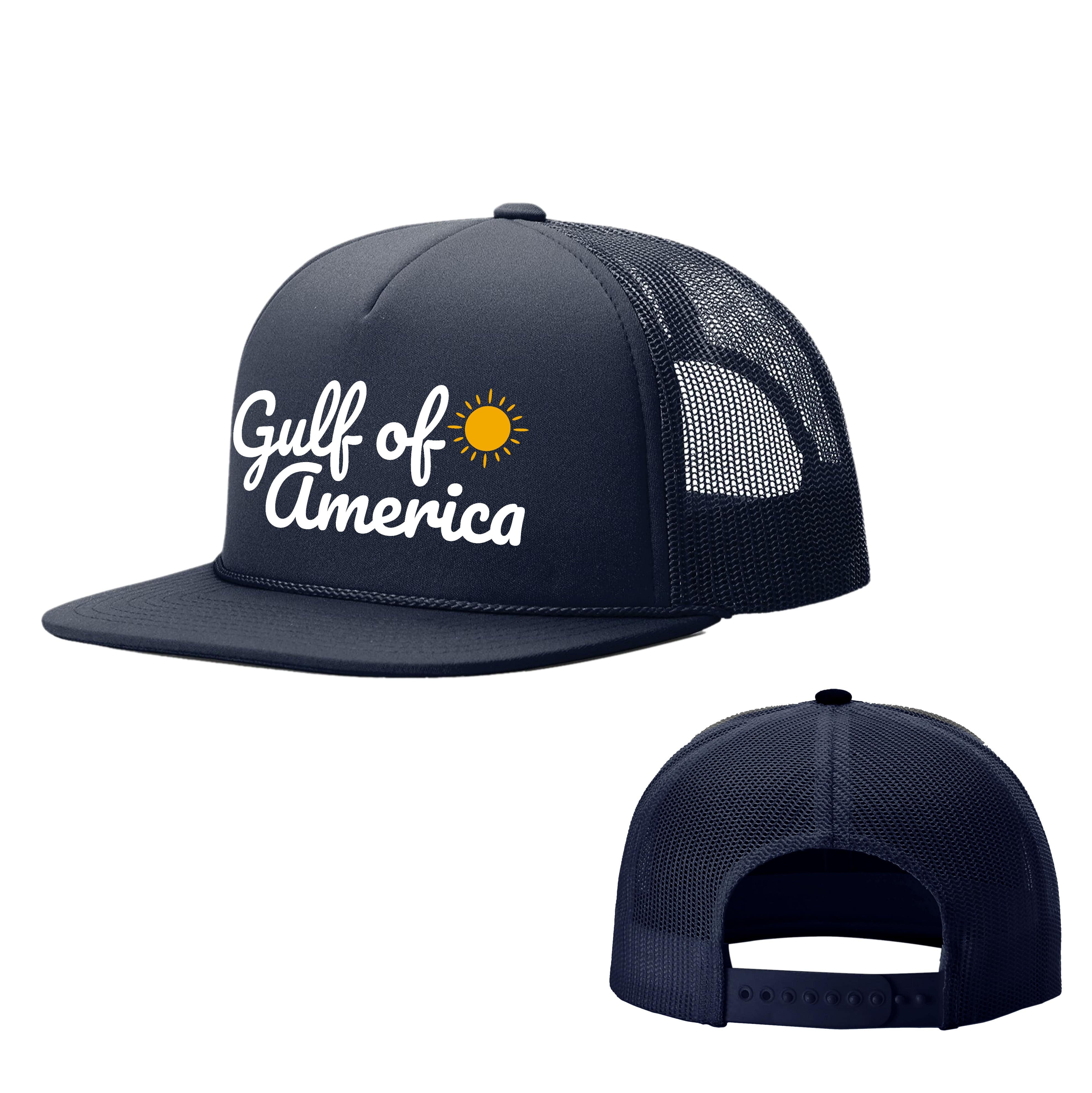Foamie Trucker Cap / Navy Gulf of America Sunshine Foamie Hats maga trump