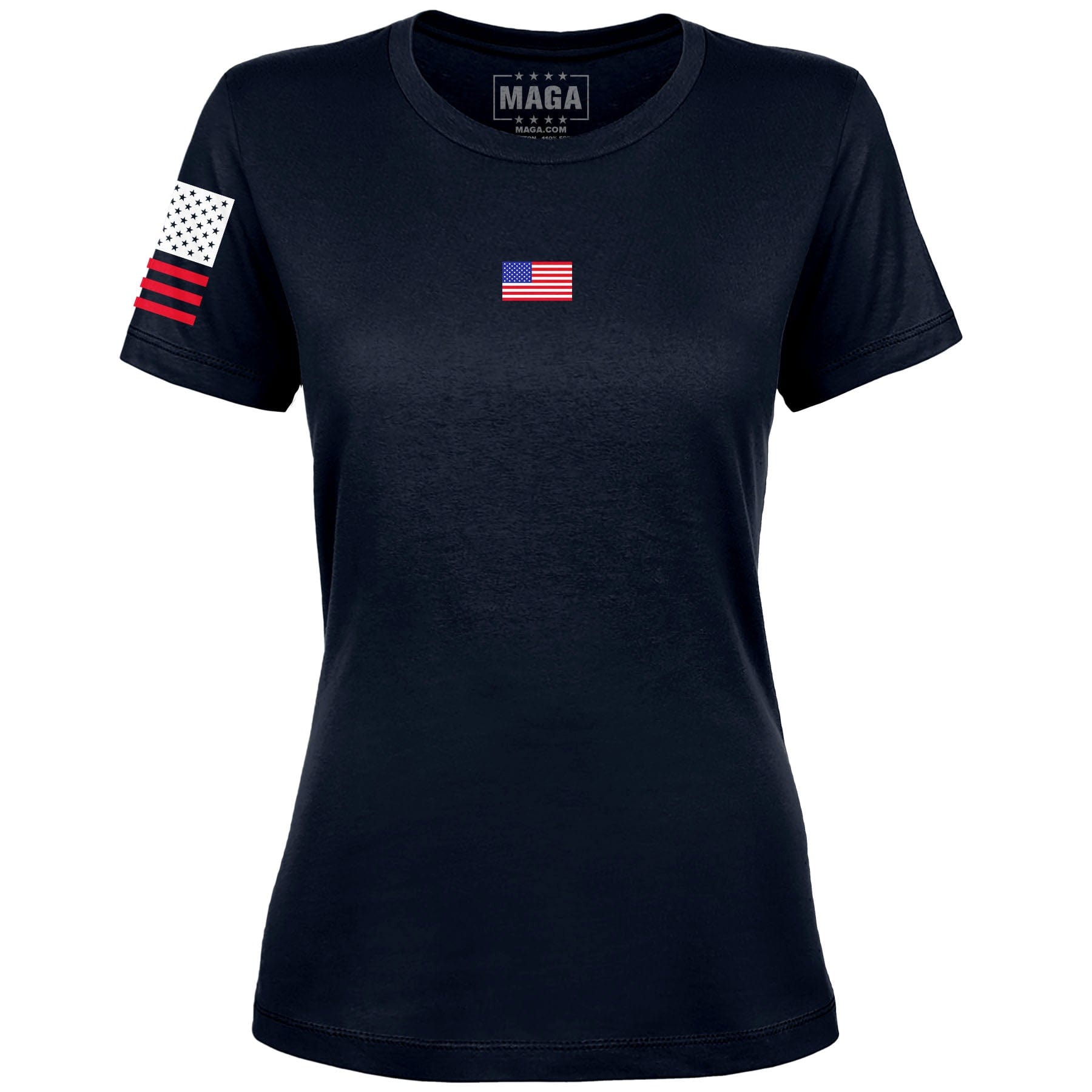 Freedom is Earned Ladies Tee maga trump