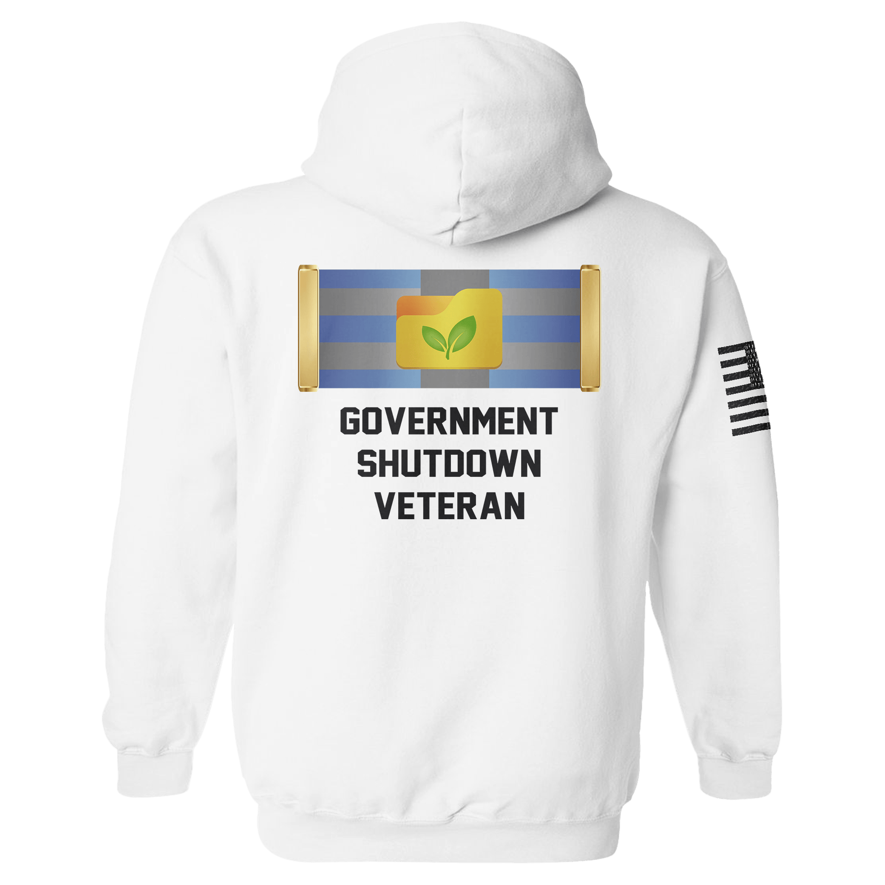 Government Shutdown Veteran Hoodie maga trump