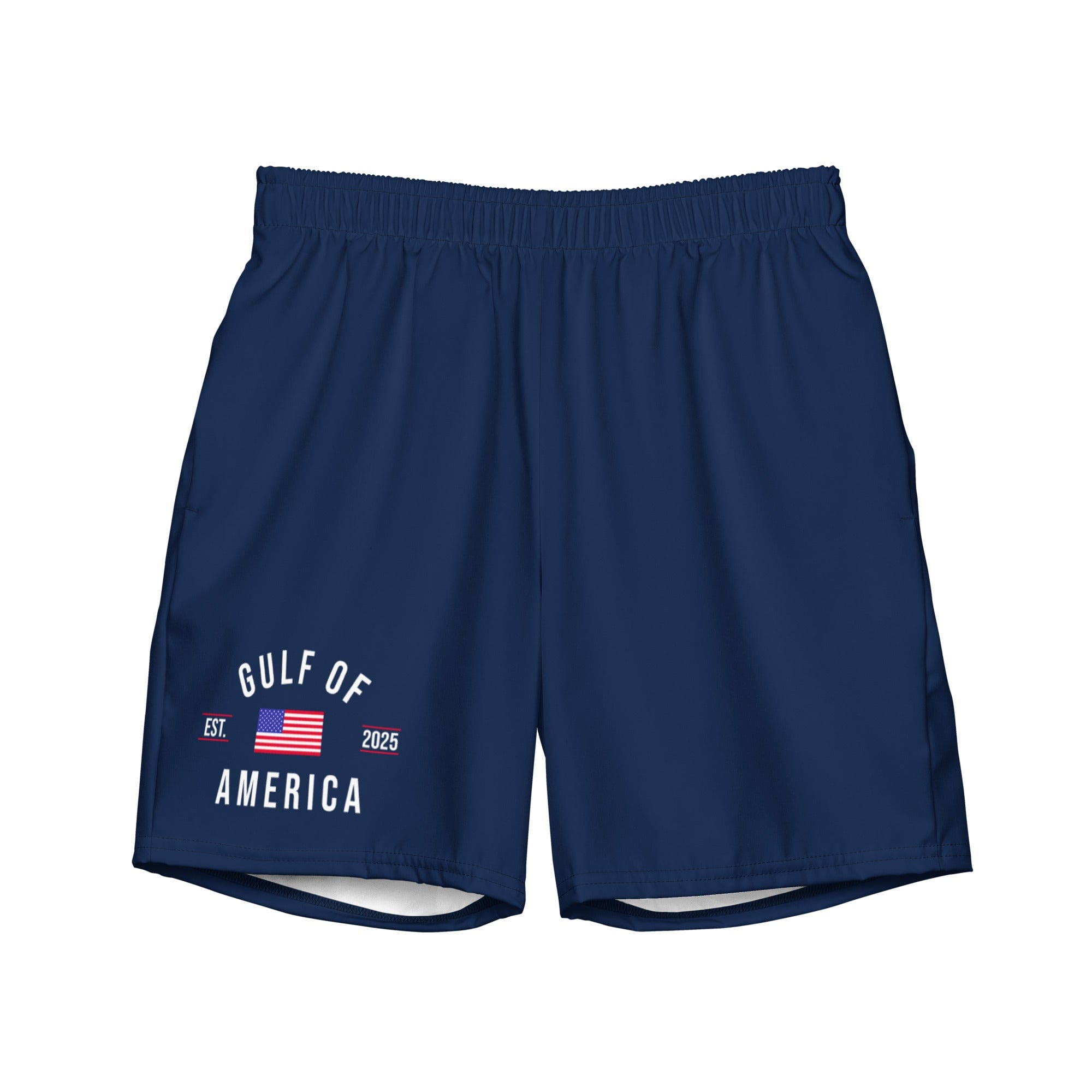 Gulf of America EST 2025 Swim Trunks (Navy) maga trump